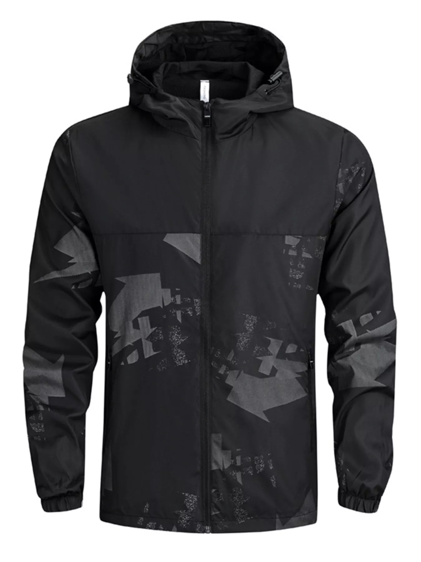Men's Plus Size Lightweight Hooded Windbreaker Jacket - PBNJ FASHIONS