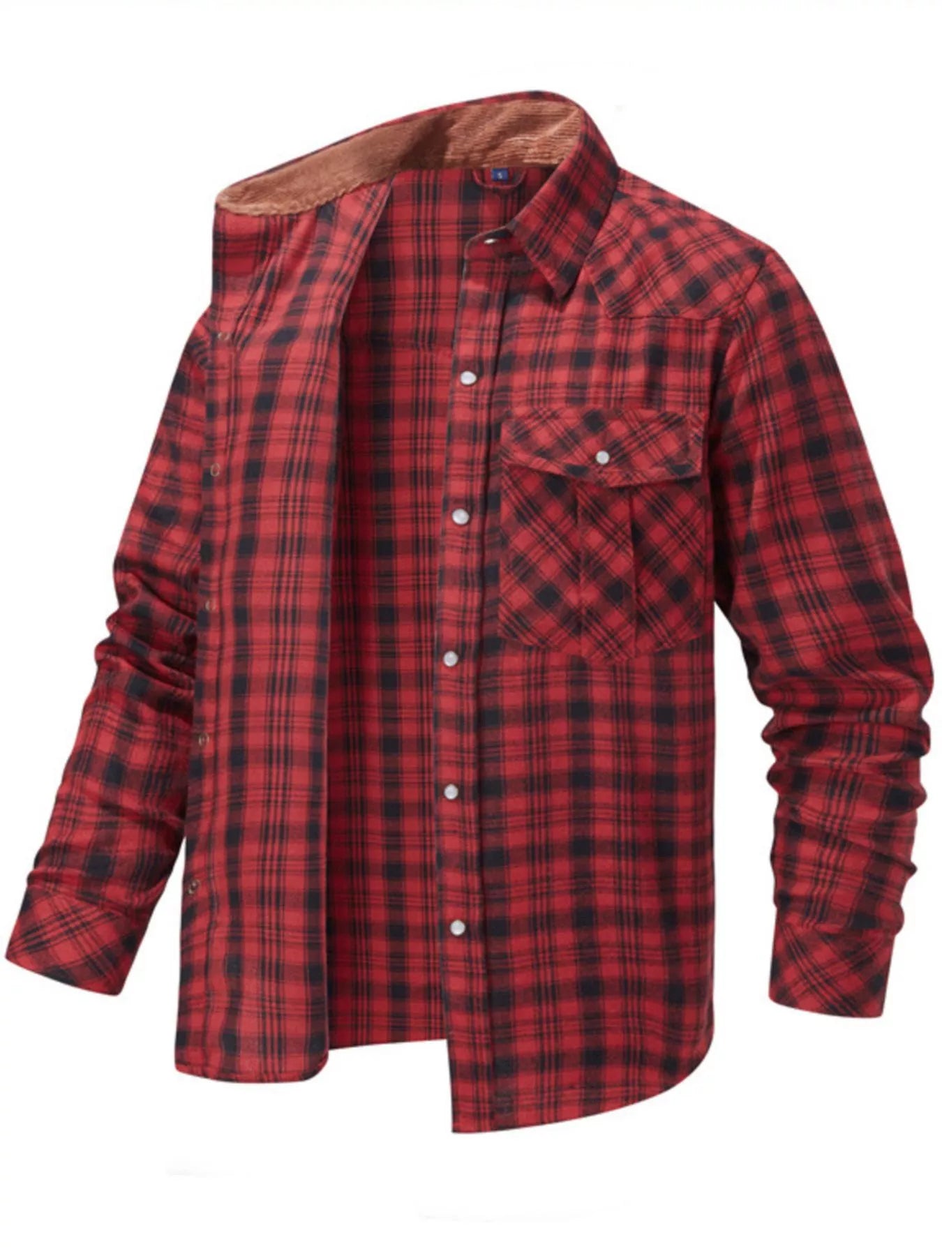 Men's Vintage Plaid Button Up Shirt - PBNJ FASHIONS