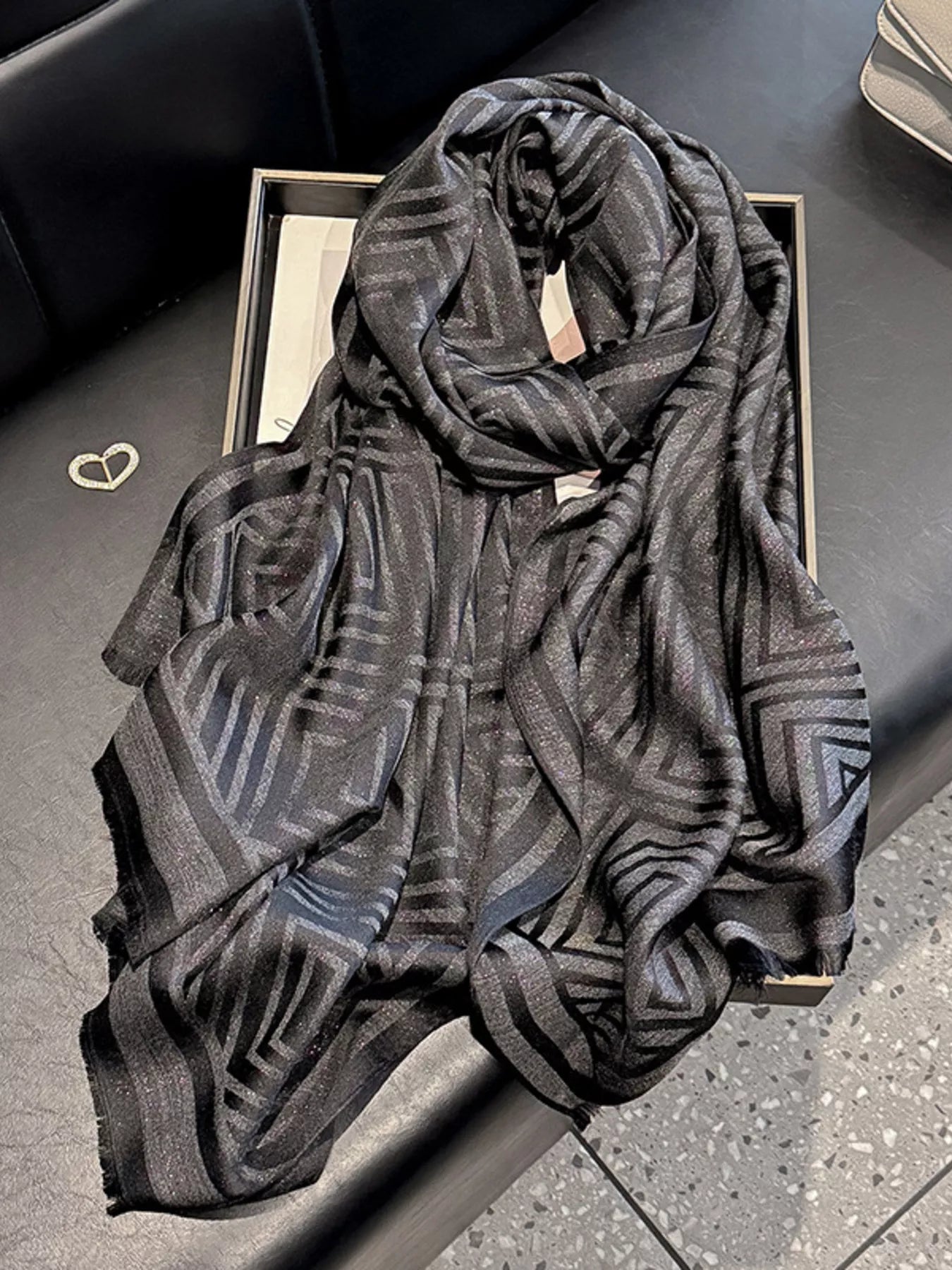 Raw Hem Lightweight Scarf - PBNJ FASHIONS