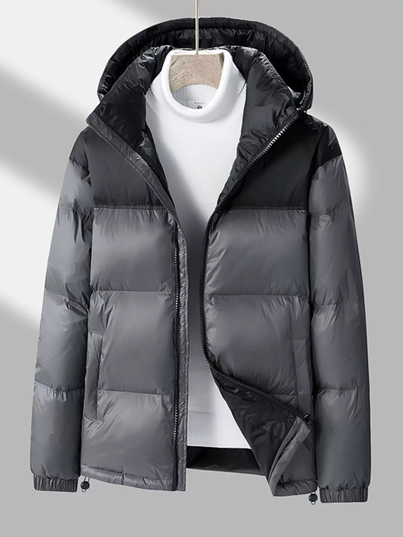 Men's Full Size Lightweight Hooded Puffer Jacket Plus Size - PBNJ FASHIONS