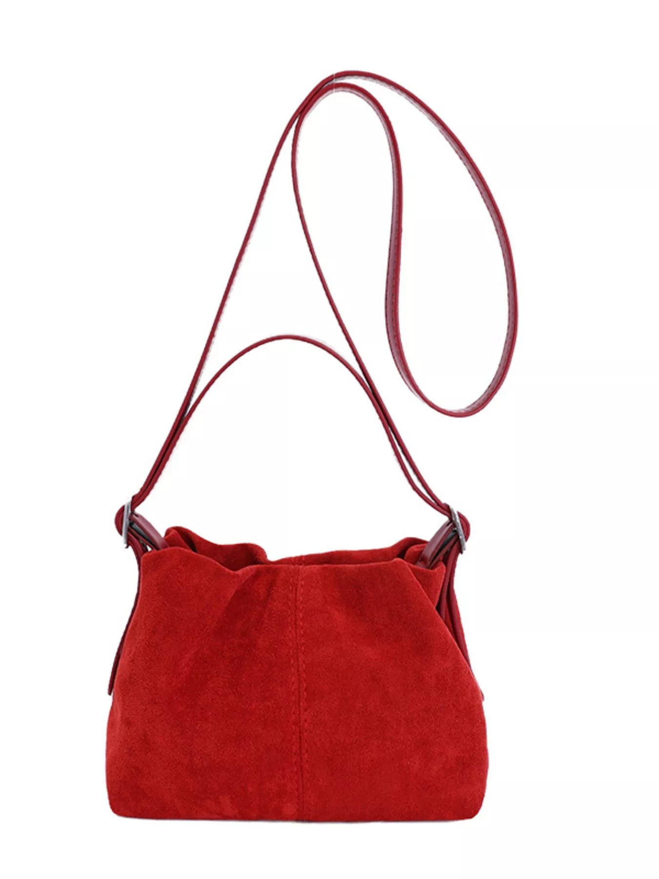 Suede Adjustable Strap Crossbody Bag - PBNJ FASHIONS