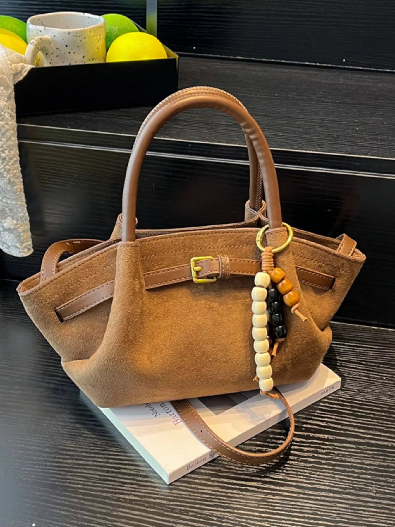 Buckle Decor Tote Bag - PBNJ FASHIONS