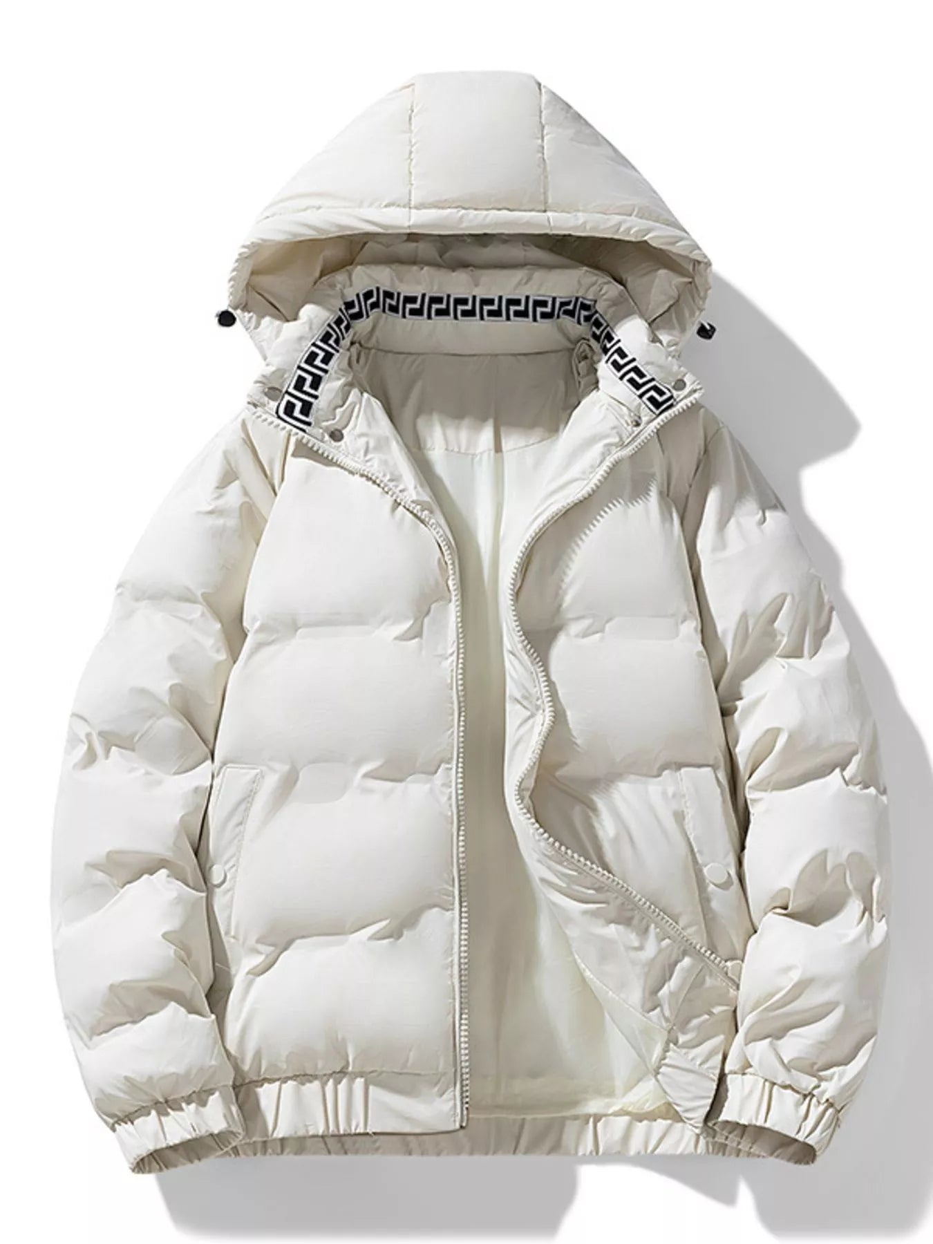 Men's Plus Size Hooded Padded Winter Coat - PBNJ FASHIONS