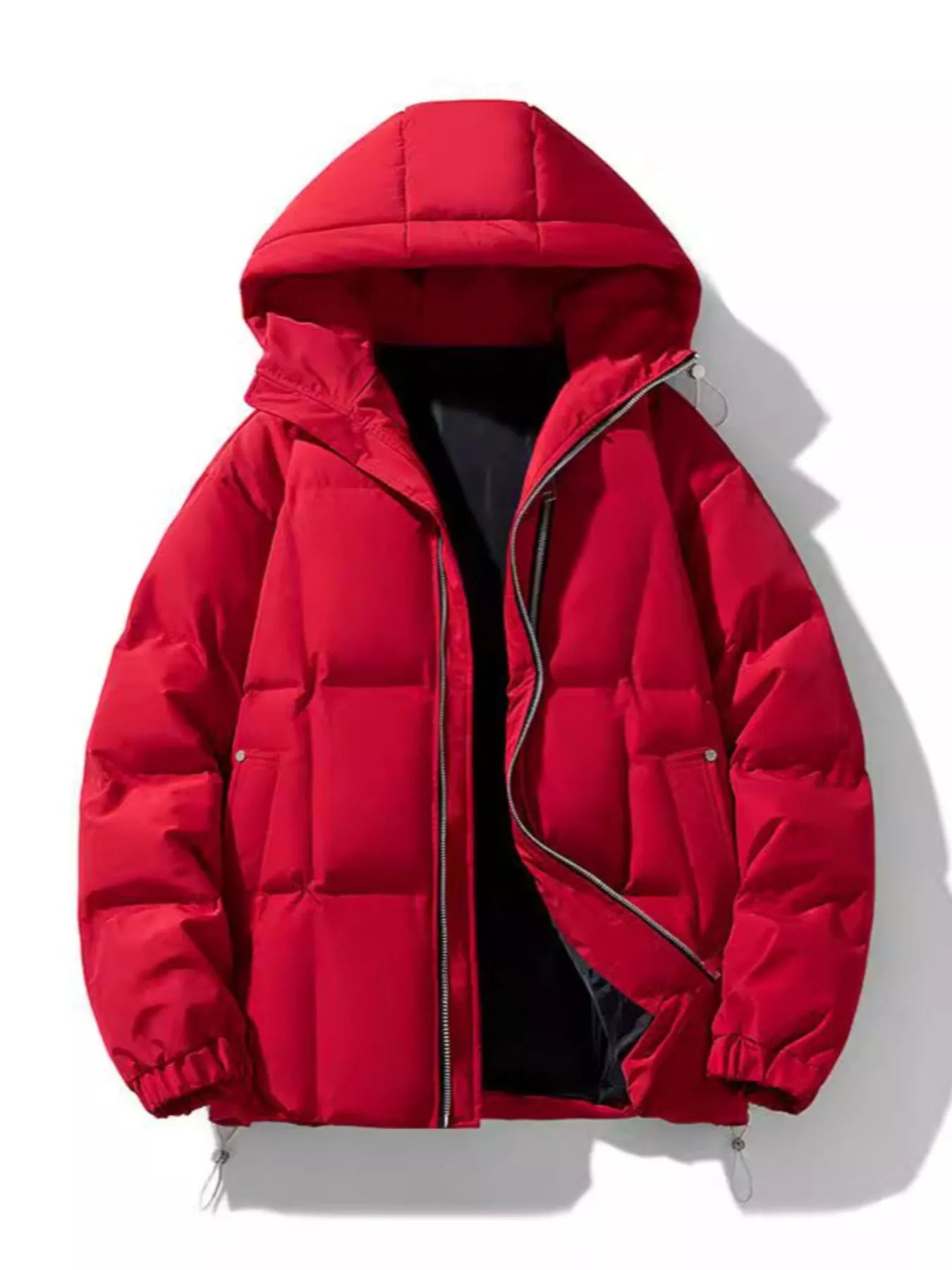 Men's Full Size Hooded Padded Winter Coat Plus Size - PBNJ FASHIONS