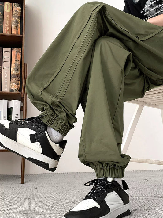 Men's Plus Size Relaxed Fit Cargo Pants - PBNJ FASHIONS