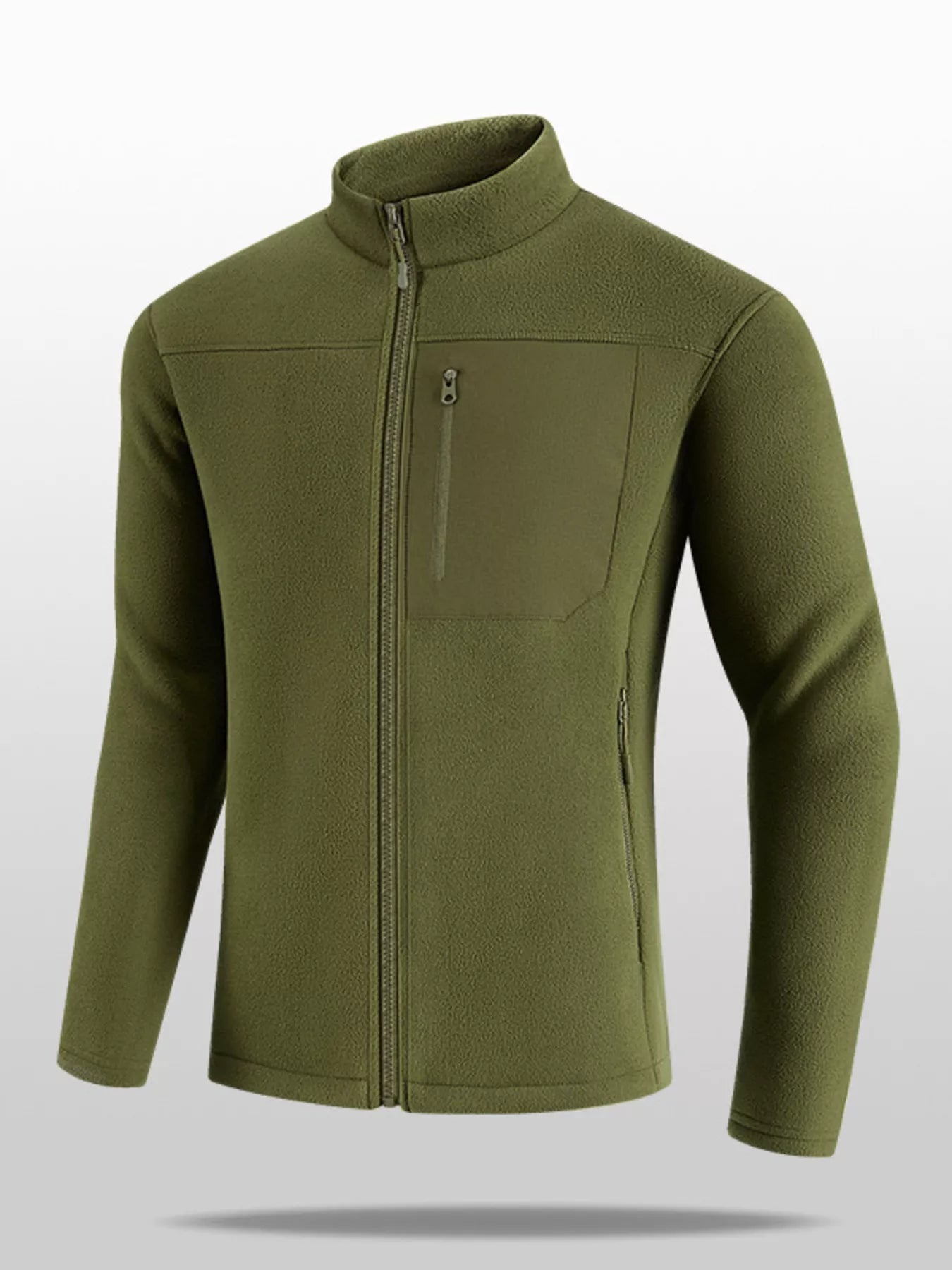 Men's Plus Size Zip Up Long Sleeve Jacket - PBNJ FASHIONS