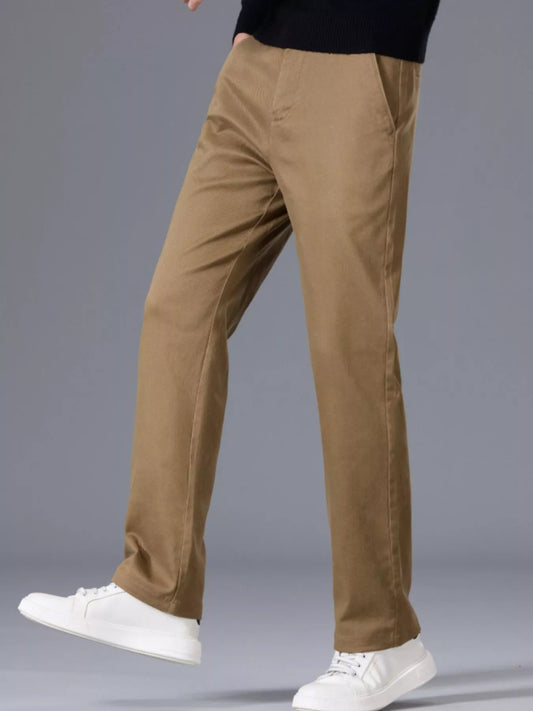Men's Classic Straight - Leg Pants - PBNJ FASHIONS