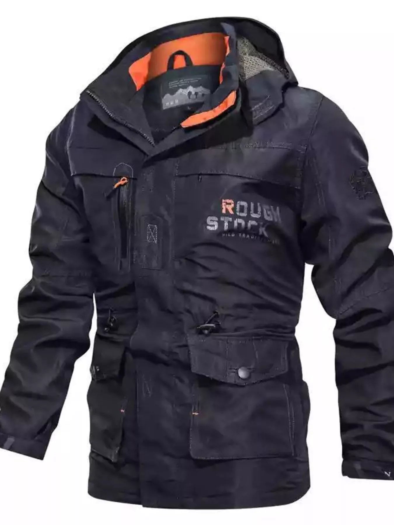 Men's Plus Size Zip Up Hooded Jacket - PBNJ FASHIONS
