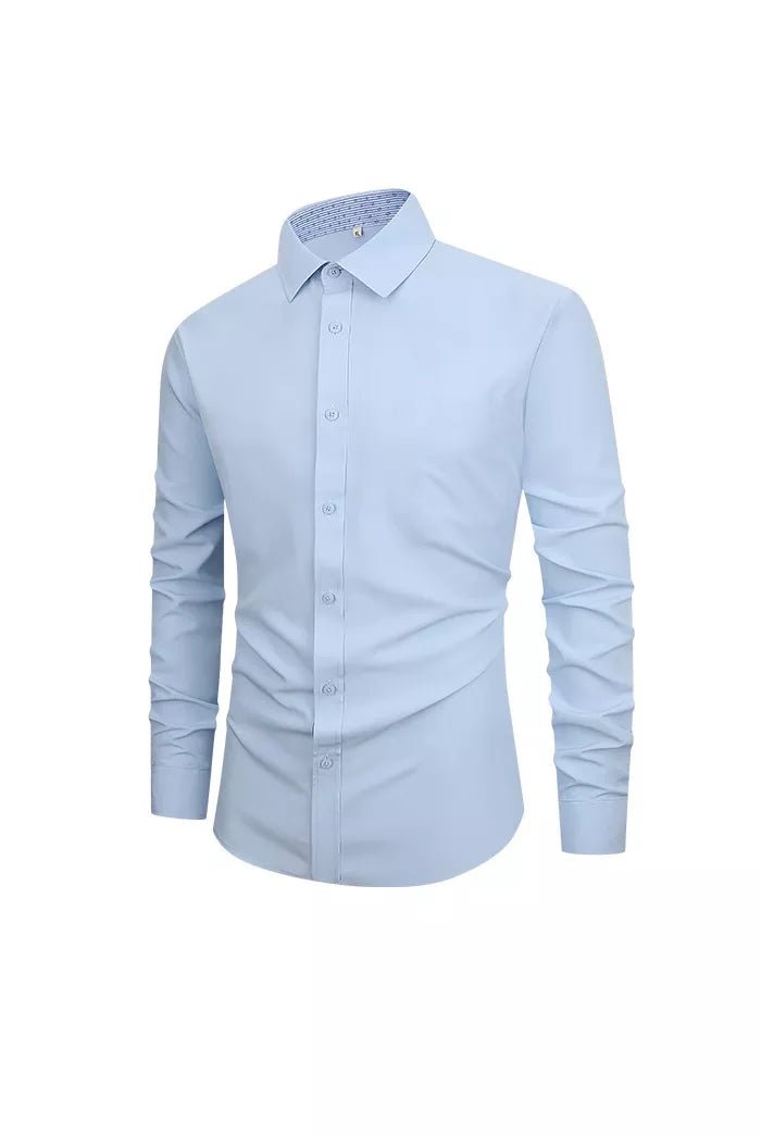 Men's Full Size Slim Fit Long Sleeve Shirt Plus Size - PBNJ FASHIONS