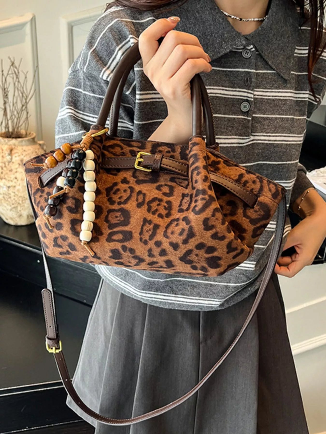 Buckle Decor Tote Bag - PBNJ FASHIONS