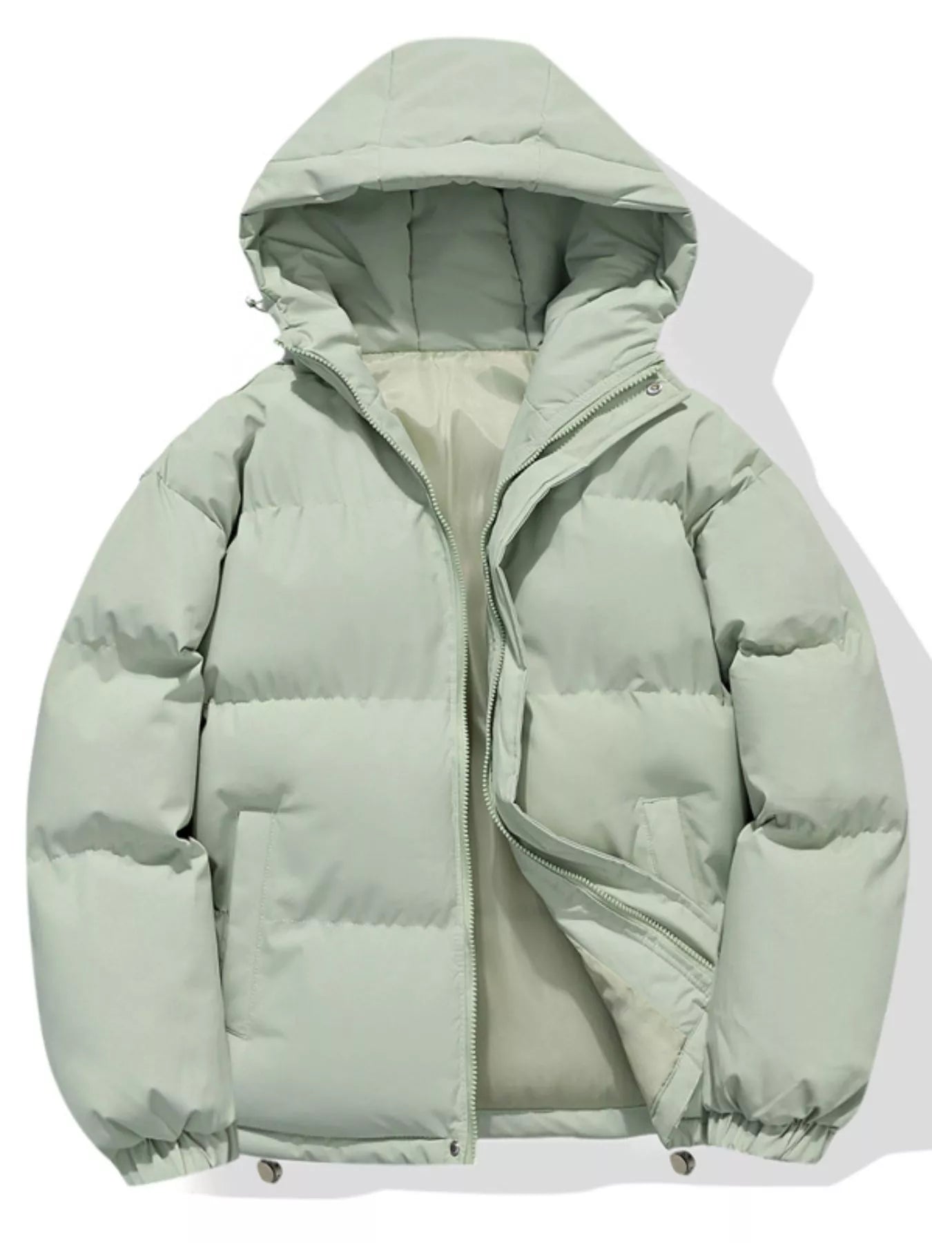 Men's Plus Size Hooded Padded Winter Coat - PBNJ FASHIONS