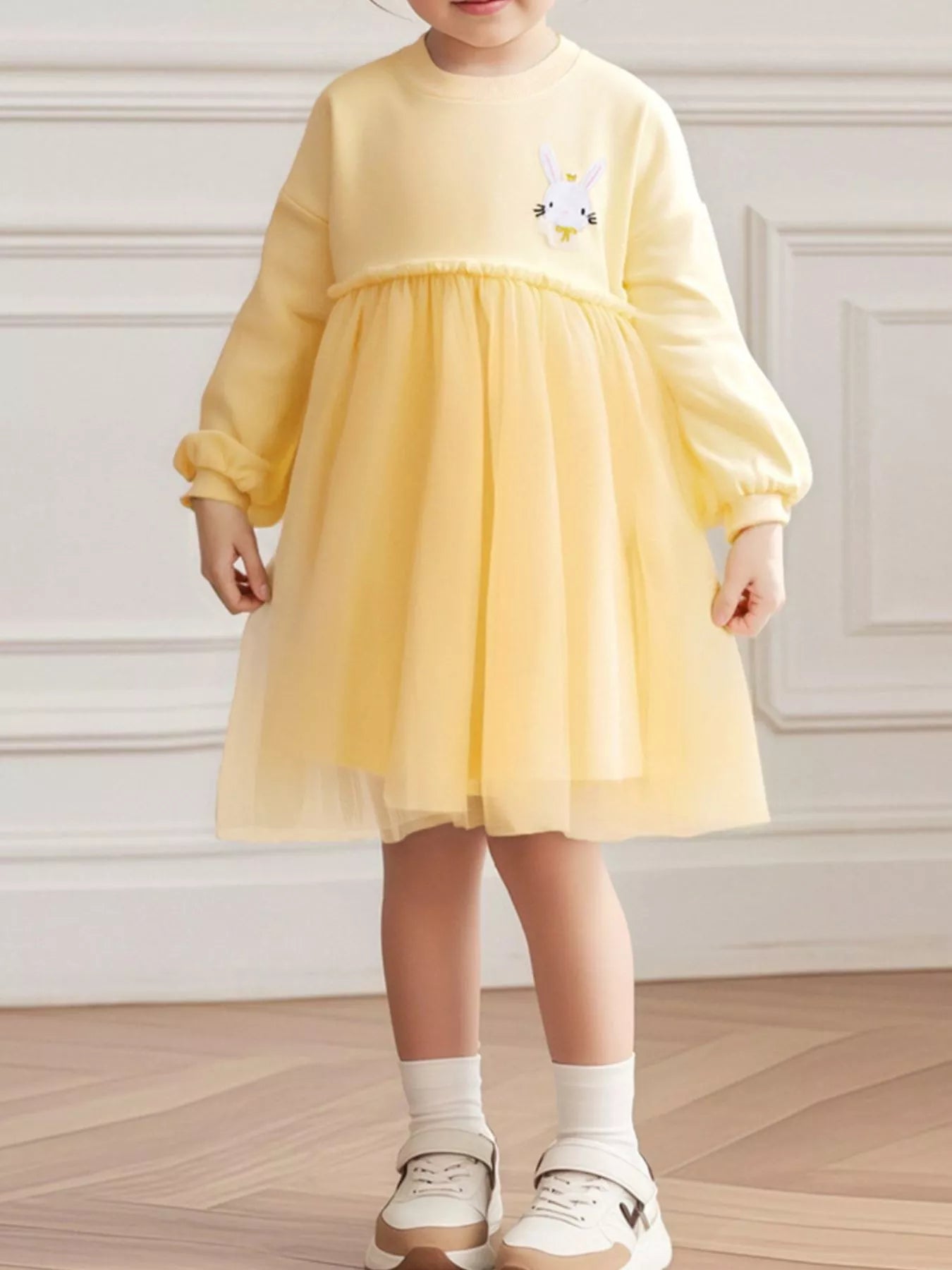 Children's Cute Rabbit Tulle Dress - PBNJ FASHIONS