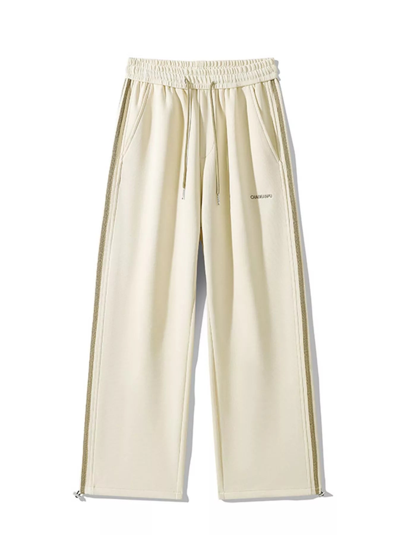 Men's Plus Size Casual Striped Wide Leg Sweatpants - PBNJ FASHIONS