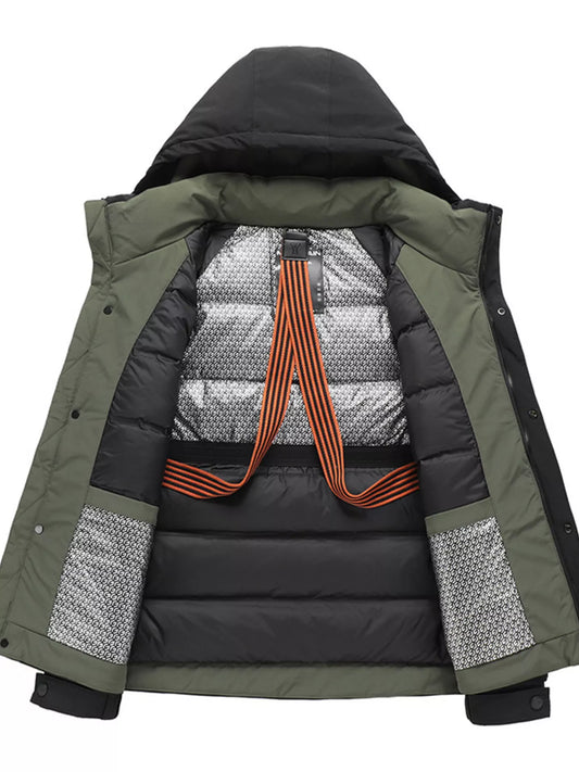 Men's Plus Size Hooded Padded Winter Jacket - PBNJ FASHIONS