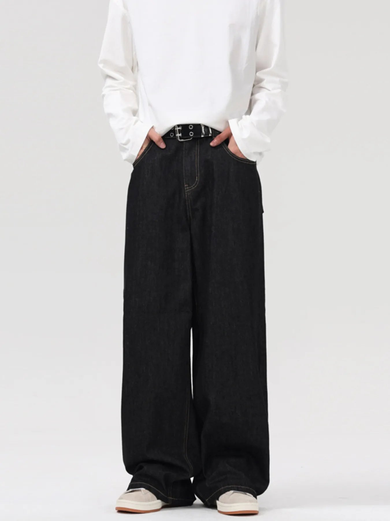 Men's Wide Leg Jeans - PBNJ FASHIONS