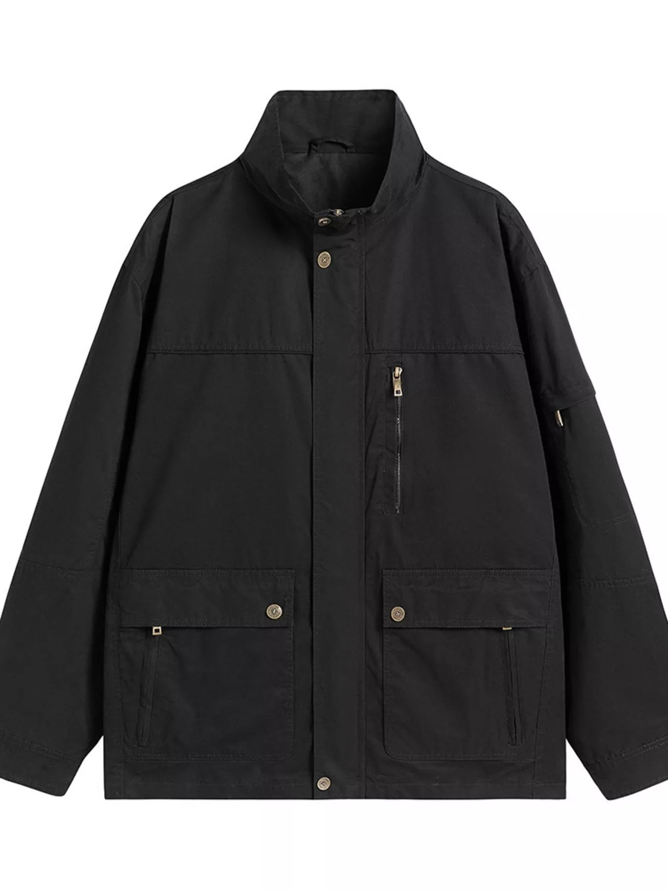 Men's Plus Size Casual Zip Up Lightweight Jacket - PBNJ FASHIONS