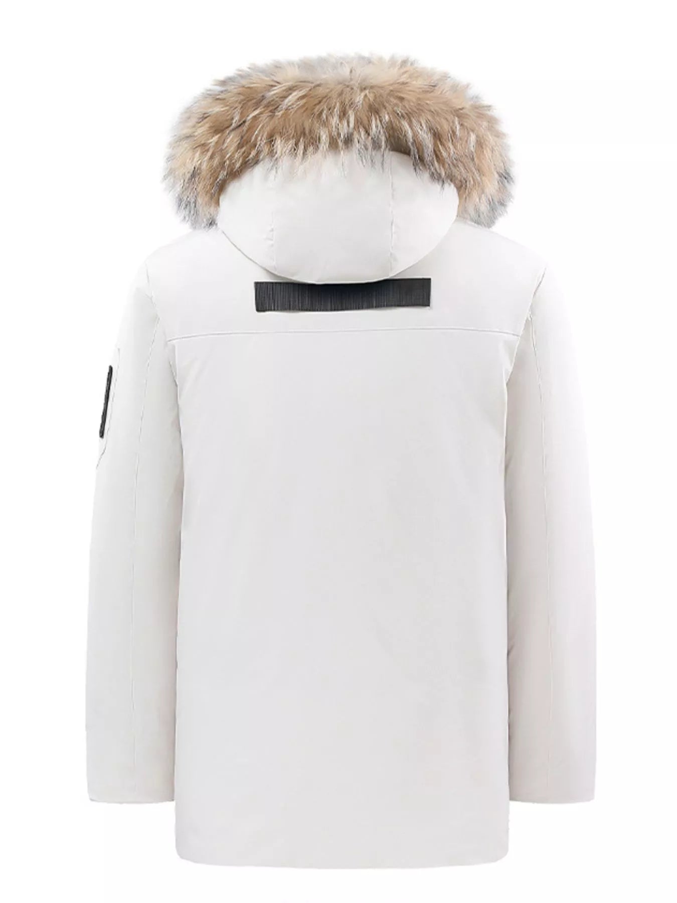 Men's Full Size Fur Hooded Winter Parka Coat Plus Size - PBNJ FASHIONS