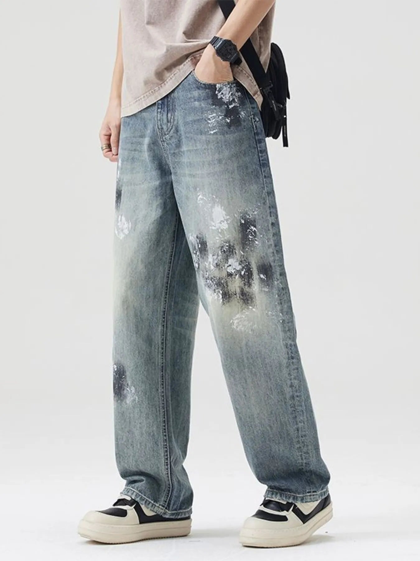 Men's Full Size Wide Leg Jeans Plus Size - PBNJ FASHIONS
