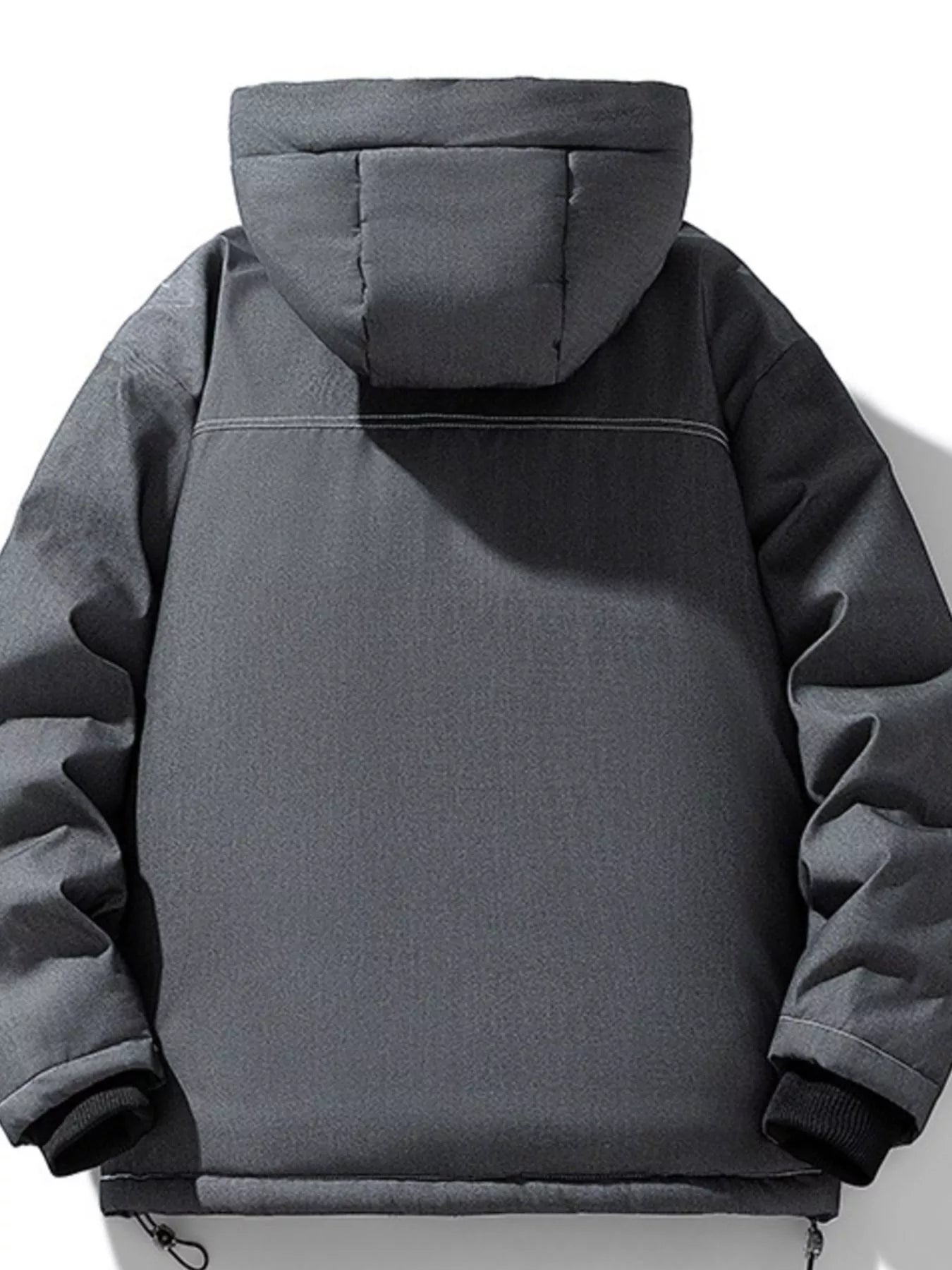Men's Plus Size Warm Padded Hooded Puffer Jacket - PBNJ FASHIONS