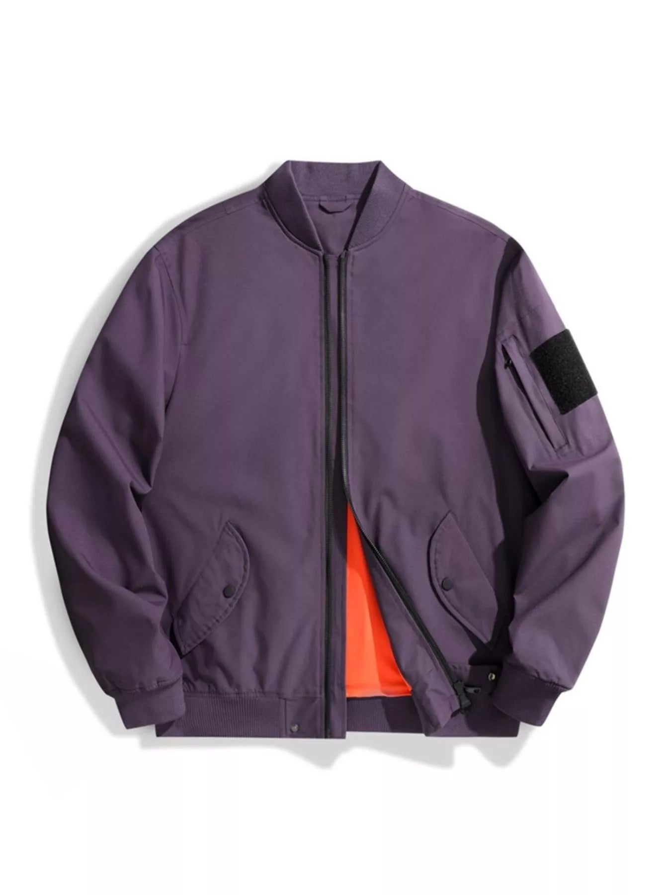 Men's Plus Size Zip Up Long Sleeve Jacket - PBNJ FASHIONS