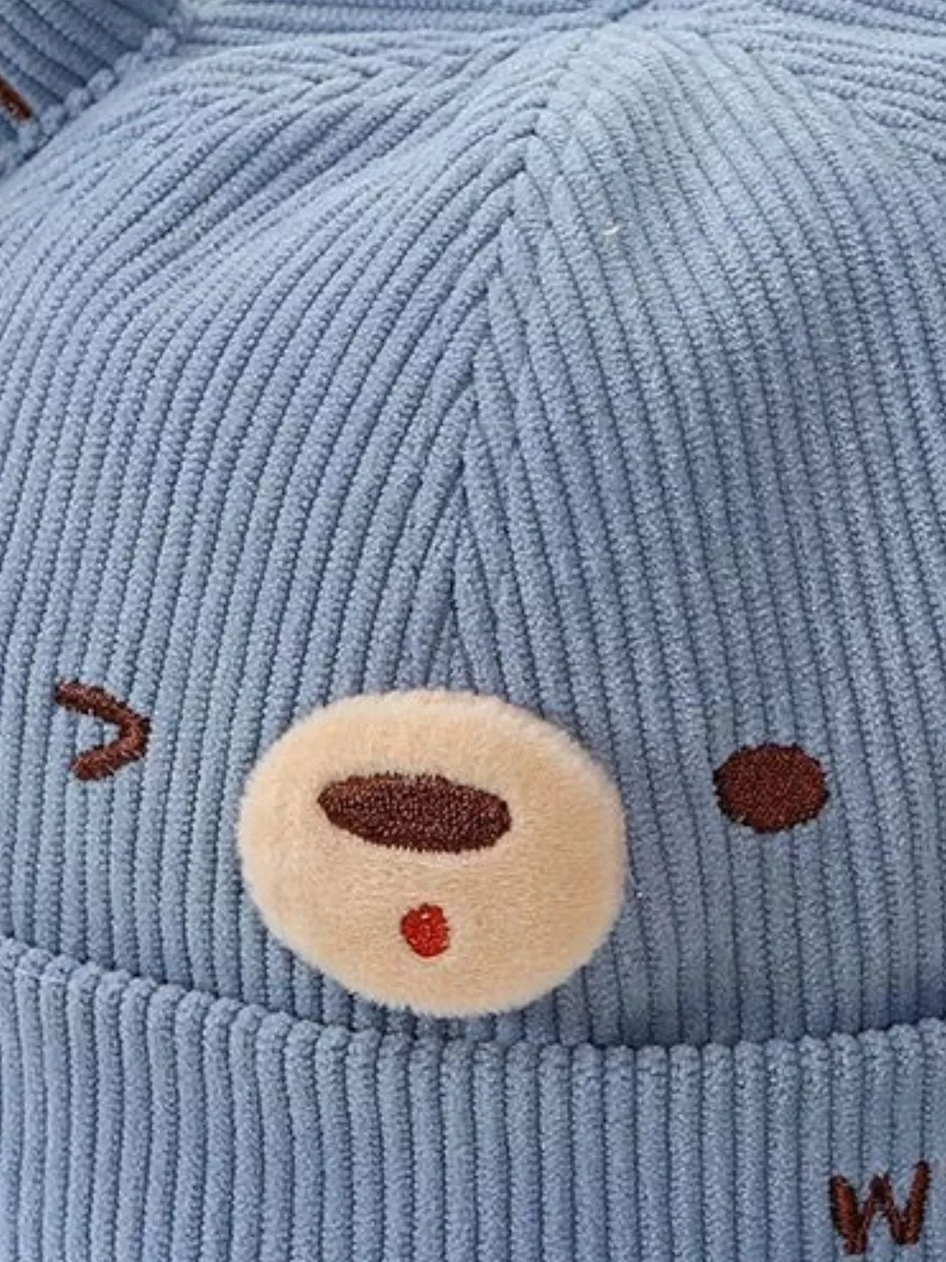 Children's Bear Ear Corduroy Hat - PBNJ FASHIONS