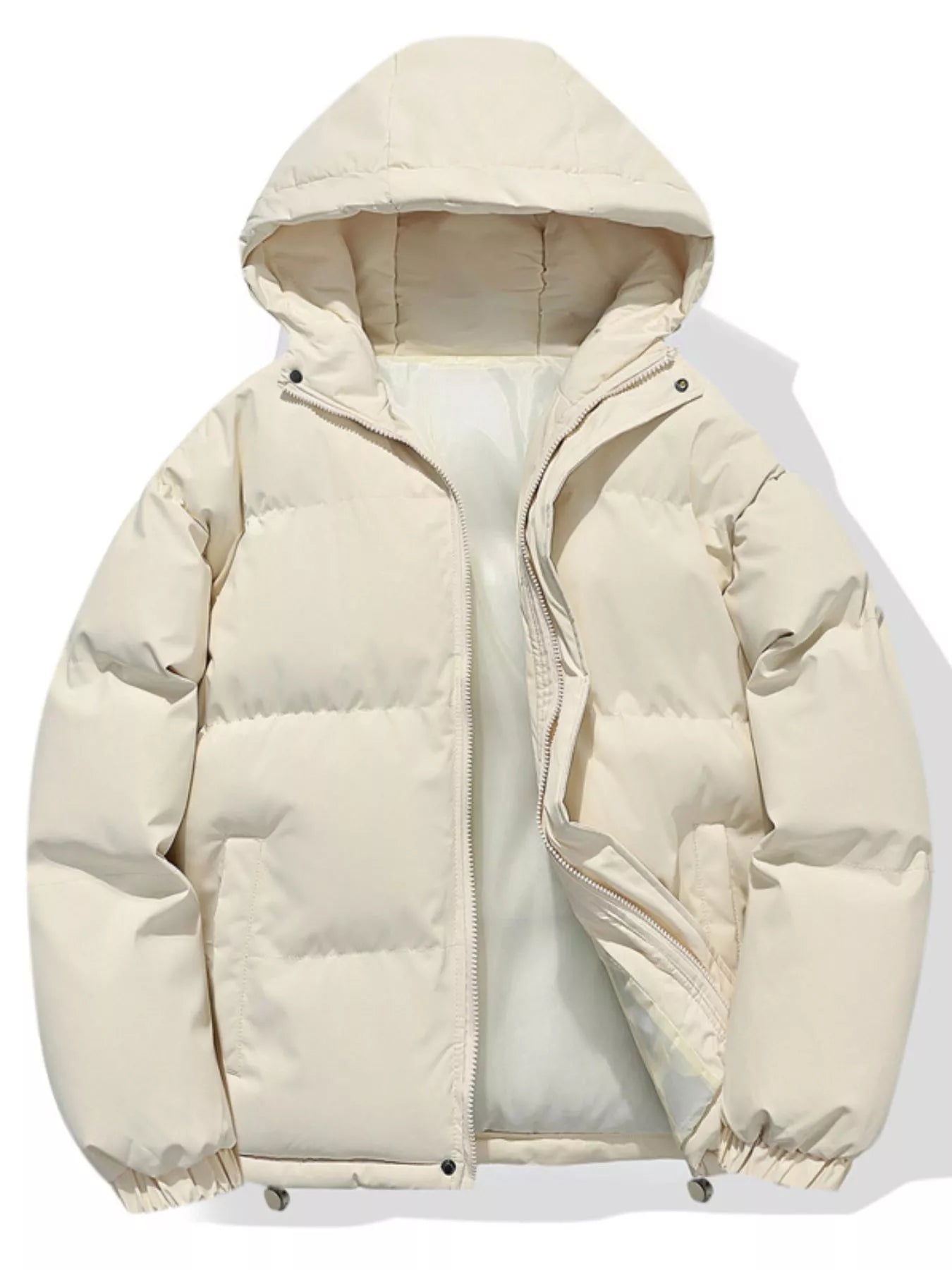 Men's Plus Size Hooded Padded Winter Coat - PBNJ FASHIONS