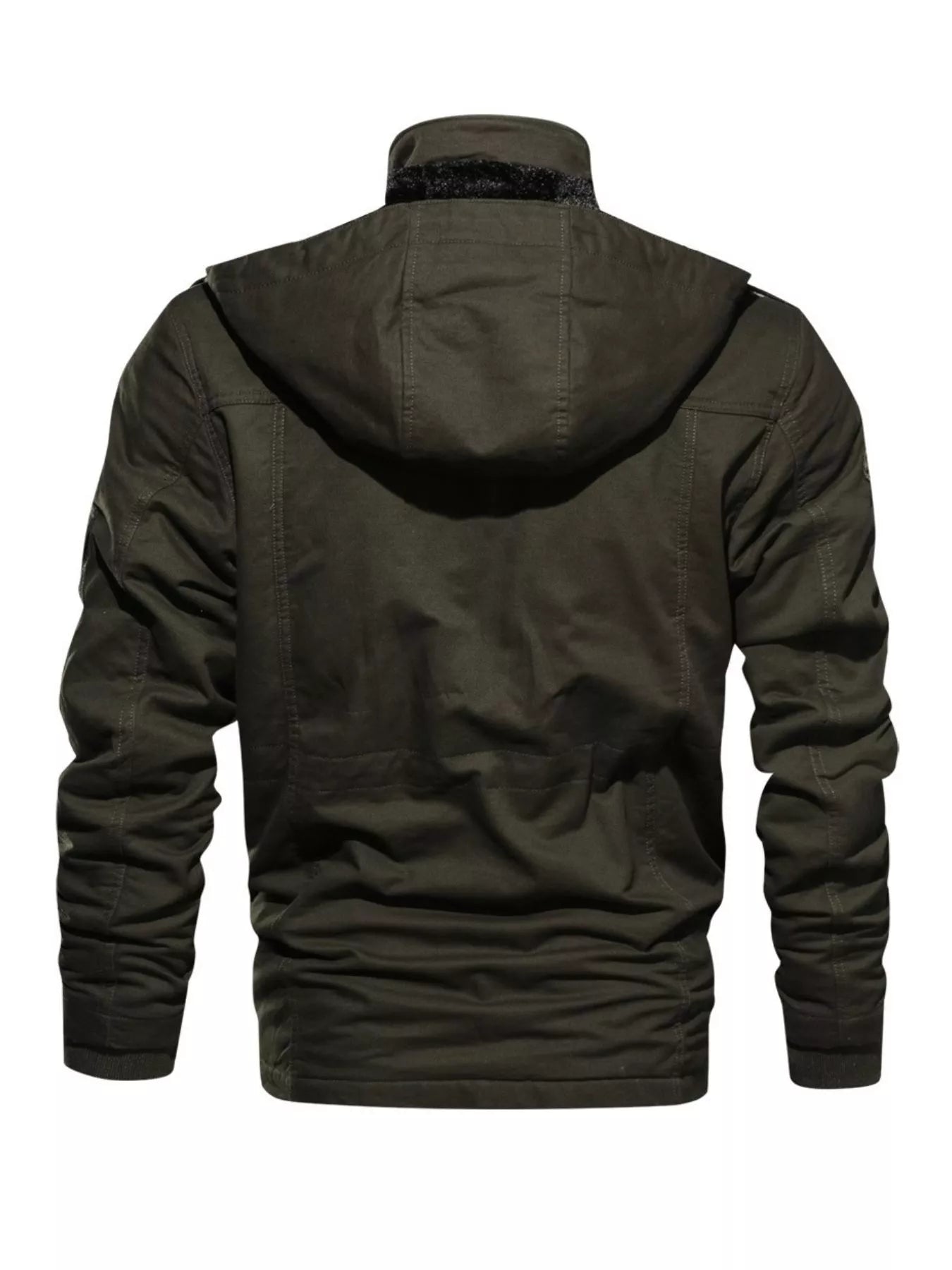 Men's Plus Size Zip Up Warm Winter Coat - PBNJ FASHIONS