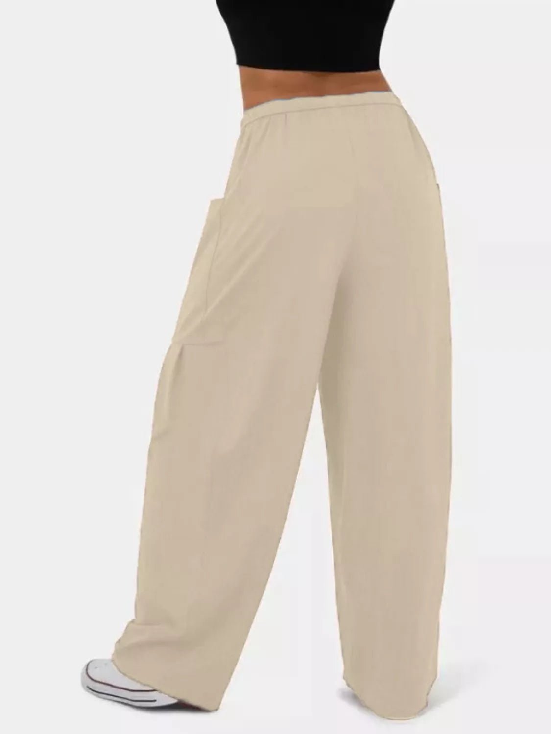 Relaxed Fit Drawstring Pants - PBNJ FASHIONS