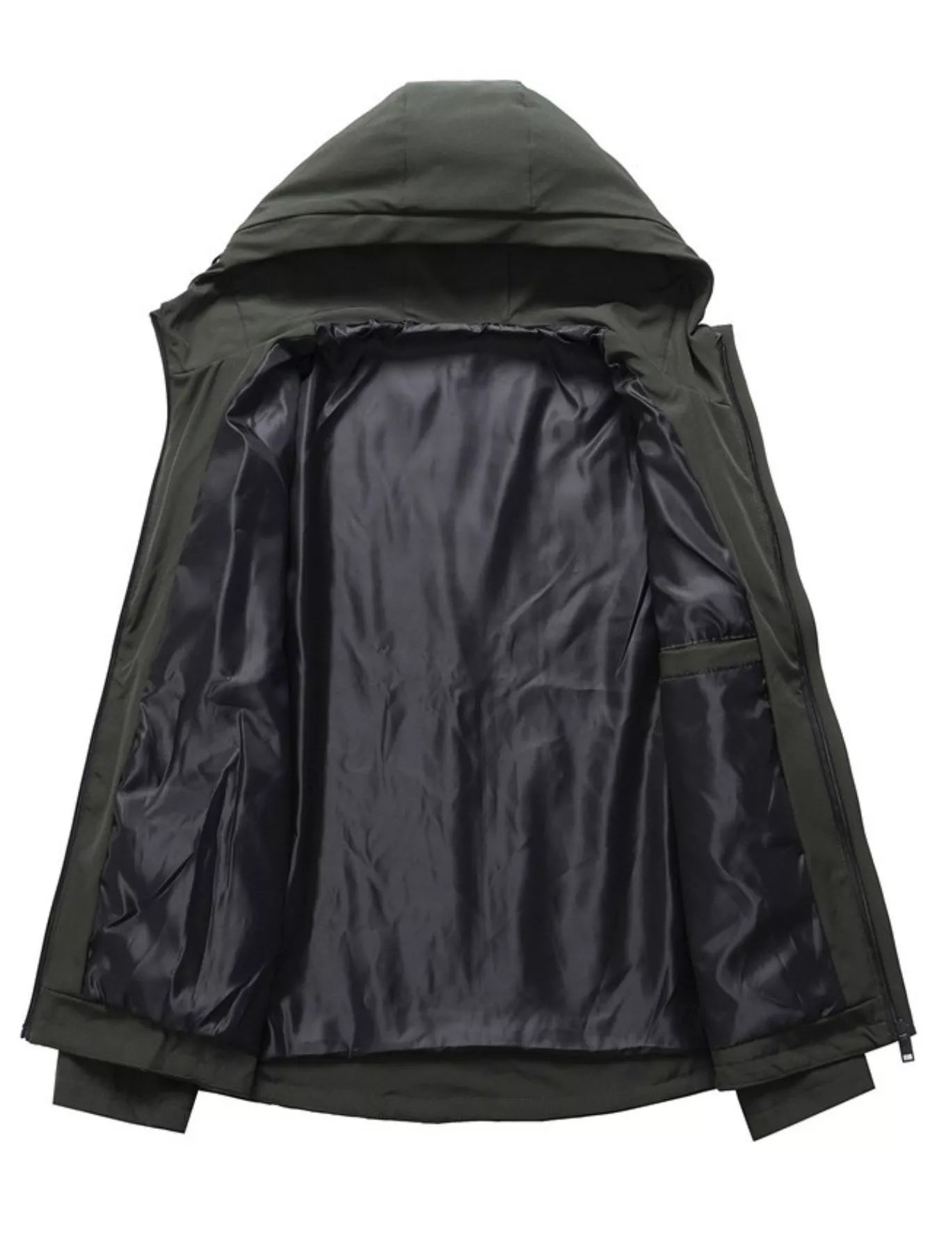 Men's Plus Size Casual Hooded Windproof Jacket - PBNJ FASHIONS