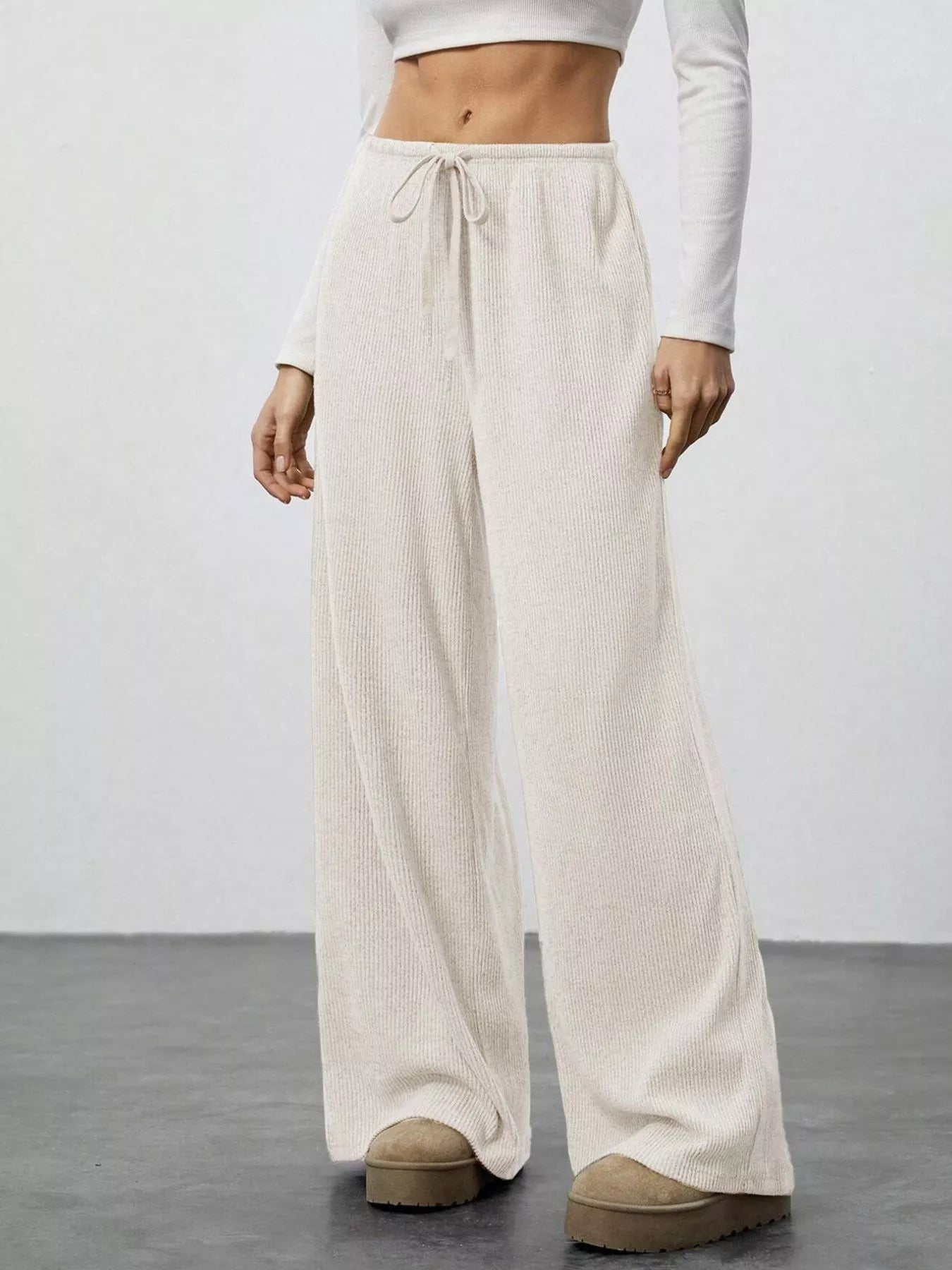 Relaxed Fit Drawstring Pants - PBNJ FASHIONS
