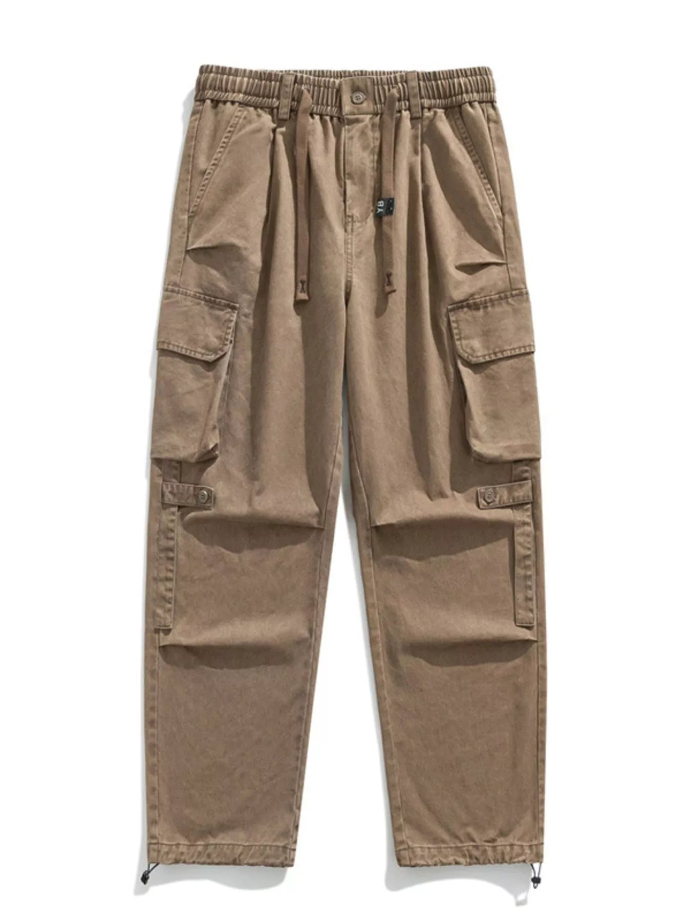 Men's Plus Size Relaxed Fit Cargo Pants - PBNJ FASHIONS