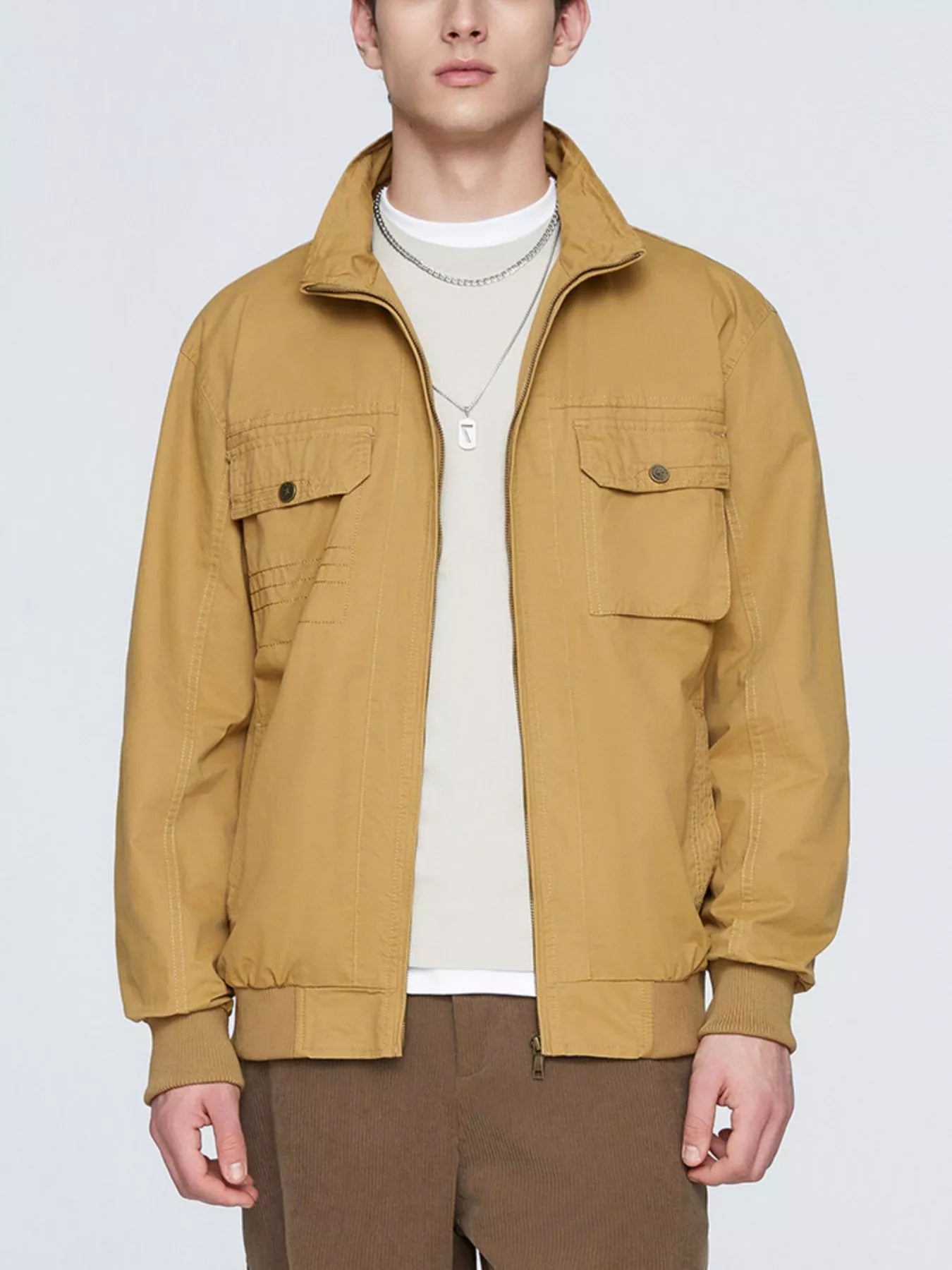 Men's Plus Size Casual Lightweight Zip - Up Jacket - PBNJ FASHIONS