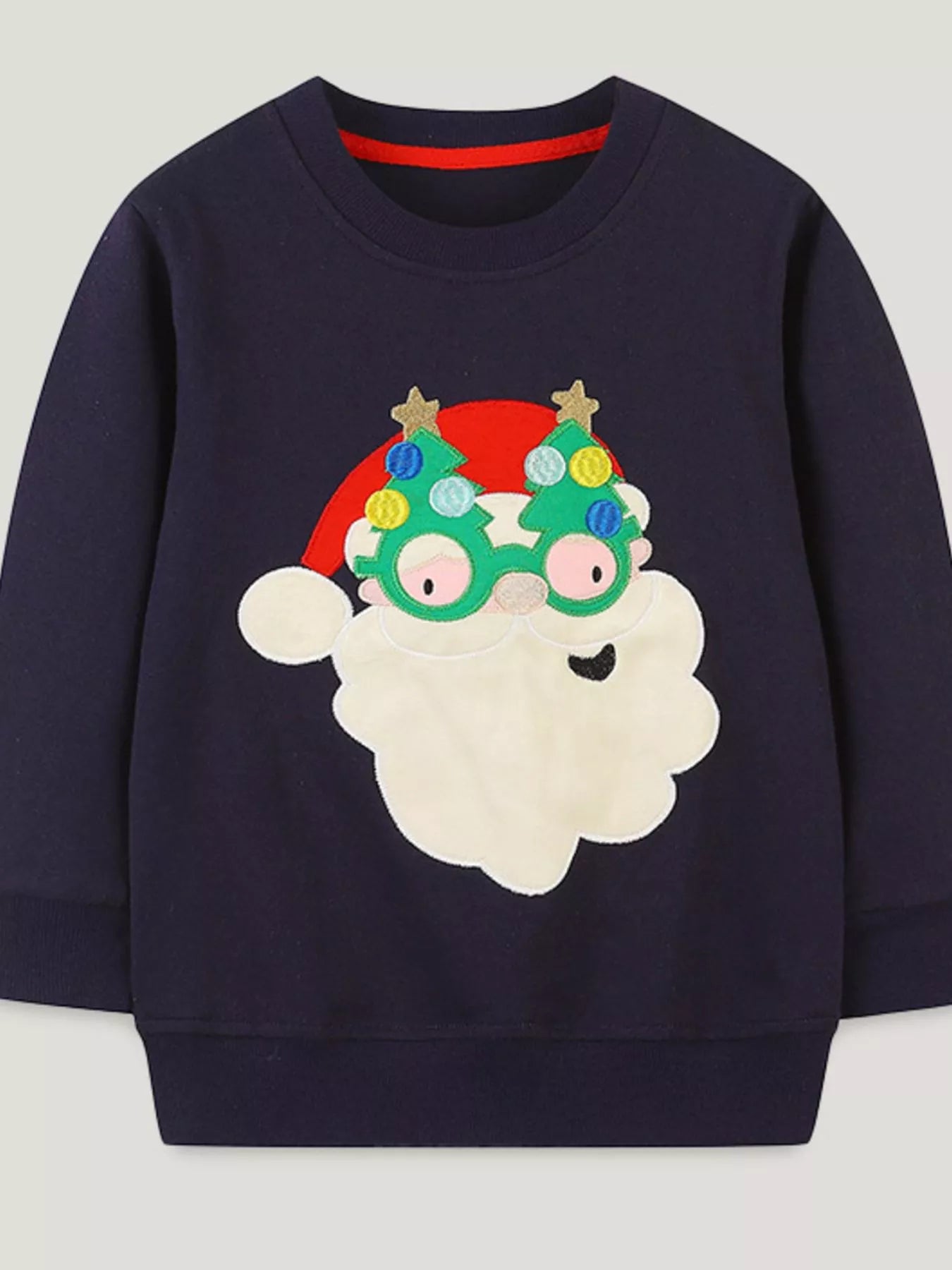 Children's Christmas Santa Crew Neck Sweatshirt - PBNJ FASHIONS