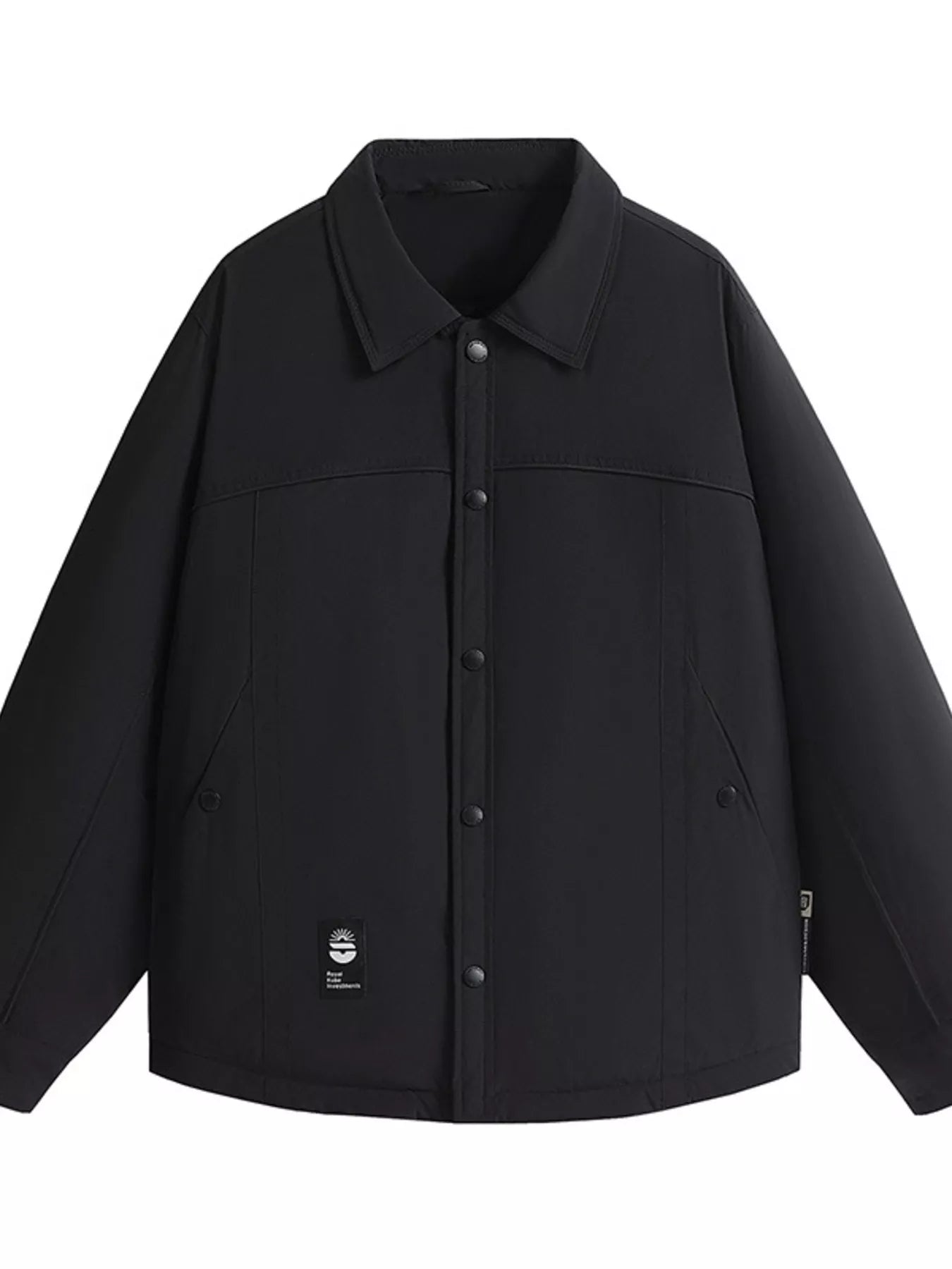 Men's Plus Size Casual Snap - Down Lightweight Jacket - PBNJ FASHIONS