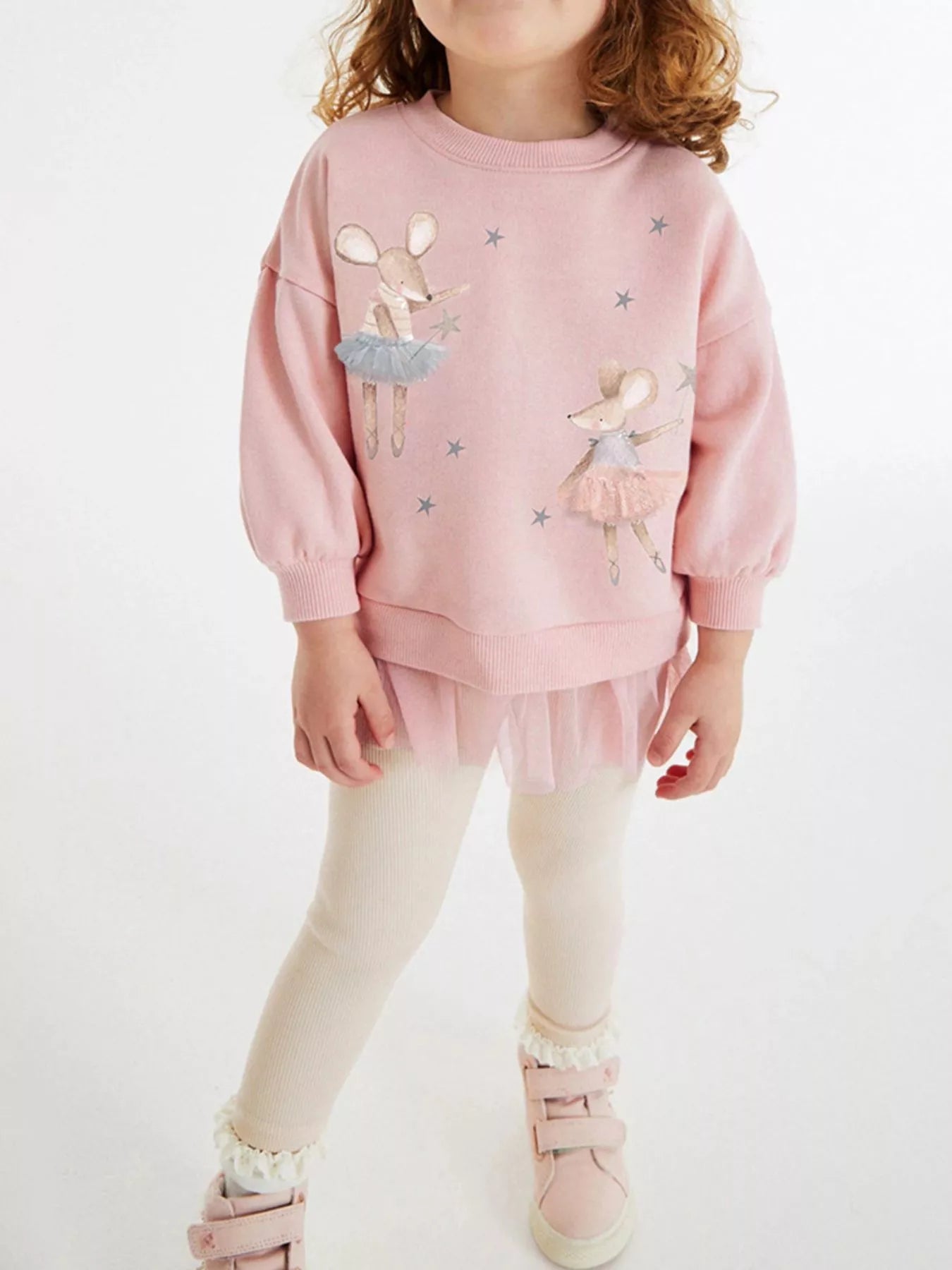 Children's Ballerina Mouse Sweatshirt & Leggings Set - PBNJ FASHIONS