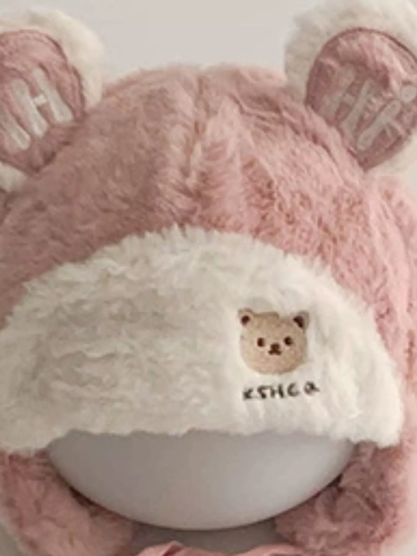 Children's Bear Ear Fluffy Hat - PBNJ FASHIONS