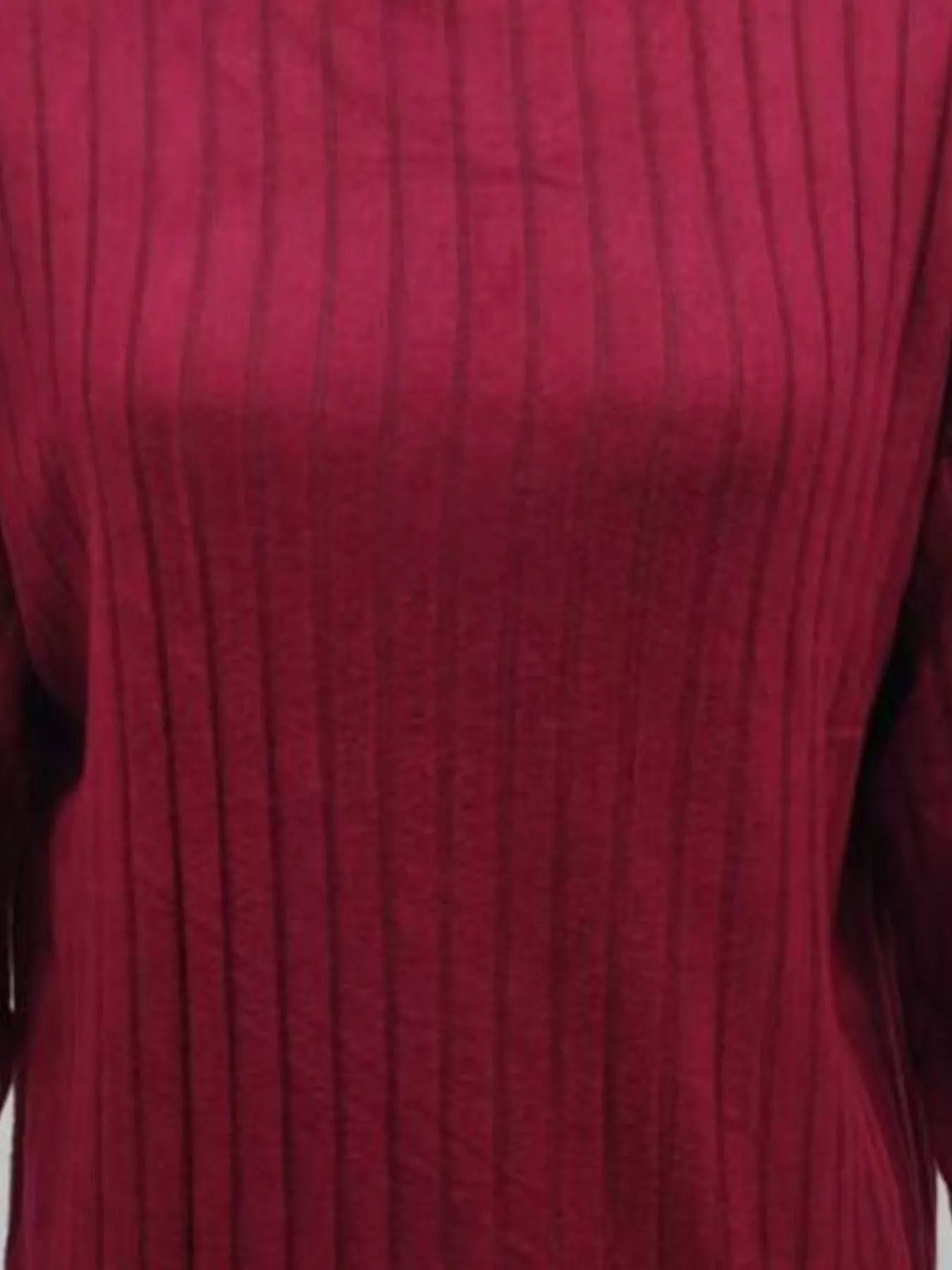 Ribbed Knit Turtleneck Mini Dress - PBNJ FASHIONS