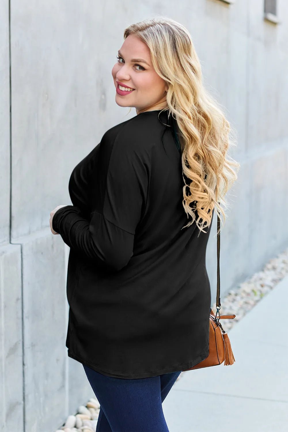 Basic Bae Full Size Round Neck Dropped Shoulder T-Shirt - PBNJ FASHIONS