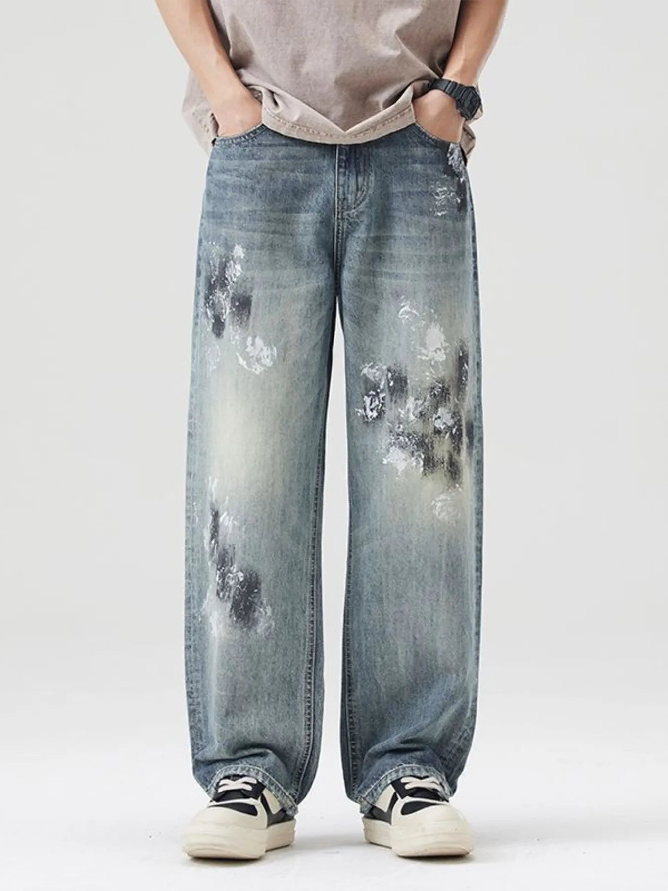Men's Full Size Wide Leg Jeans Plus Size - PBNJ FASHIONS