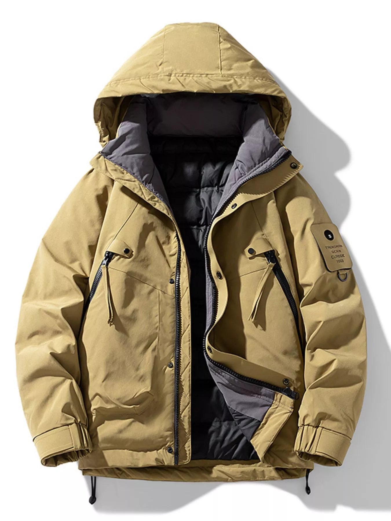 Men's Plus Size Hooded Winter Padded Jacket - PBNJ FASHIONS