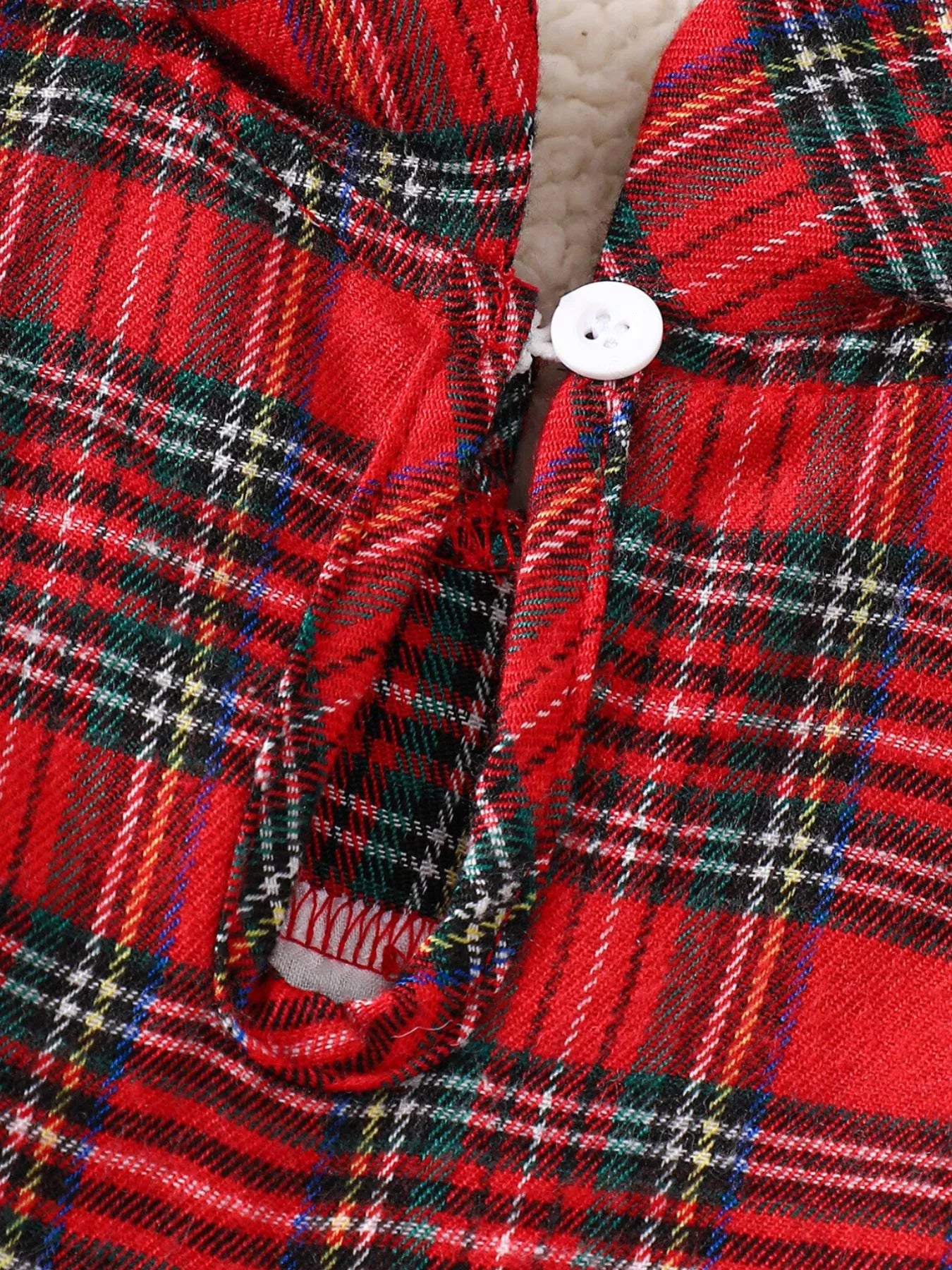 Children's Christmas Plaid Embroidered Smocked Dress - PBNJ FASHIONS