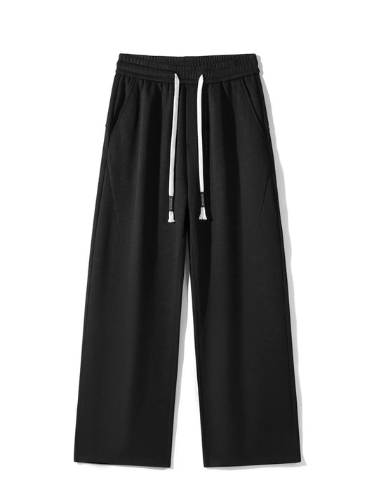 Men's Plus Size Casual Drawstring Wide Leg Pants - PBNJ FASHIONS