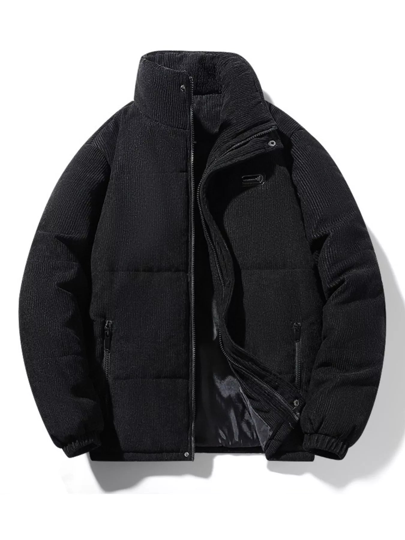 Men's Plus Size Corduroy Padded Winter Coat - PBNJ FASHIONS