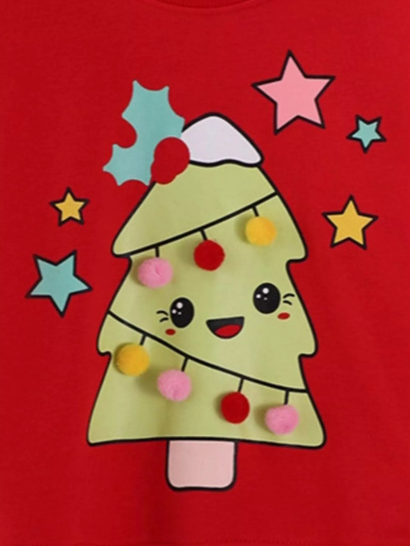 Children's Christmas Tree Graphic Sweatshirt - PBNJ FASHIONS