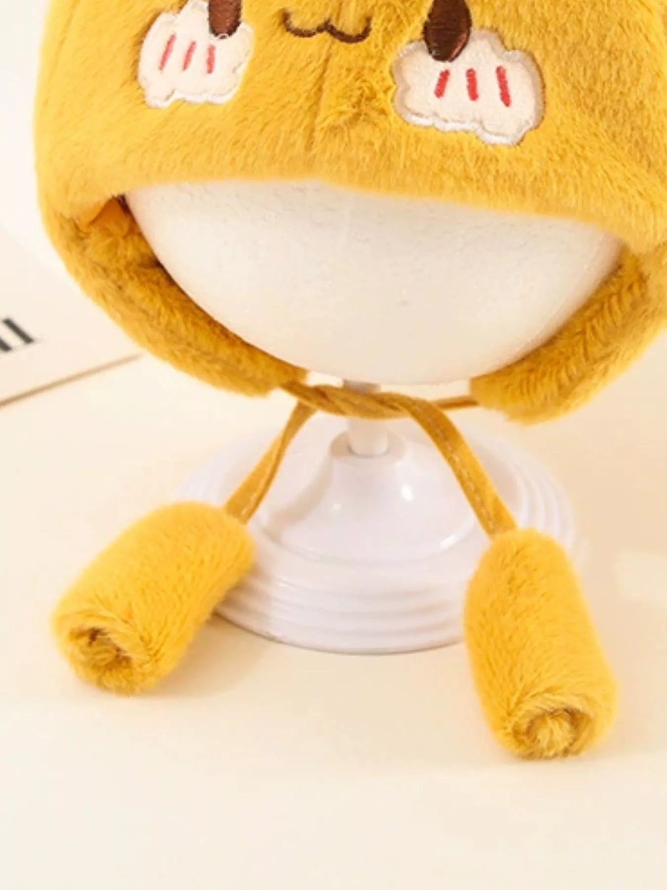 Children's Cute Bear Ear Plush Hat - PBNJ FASHIONS