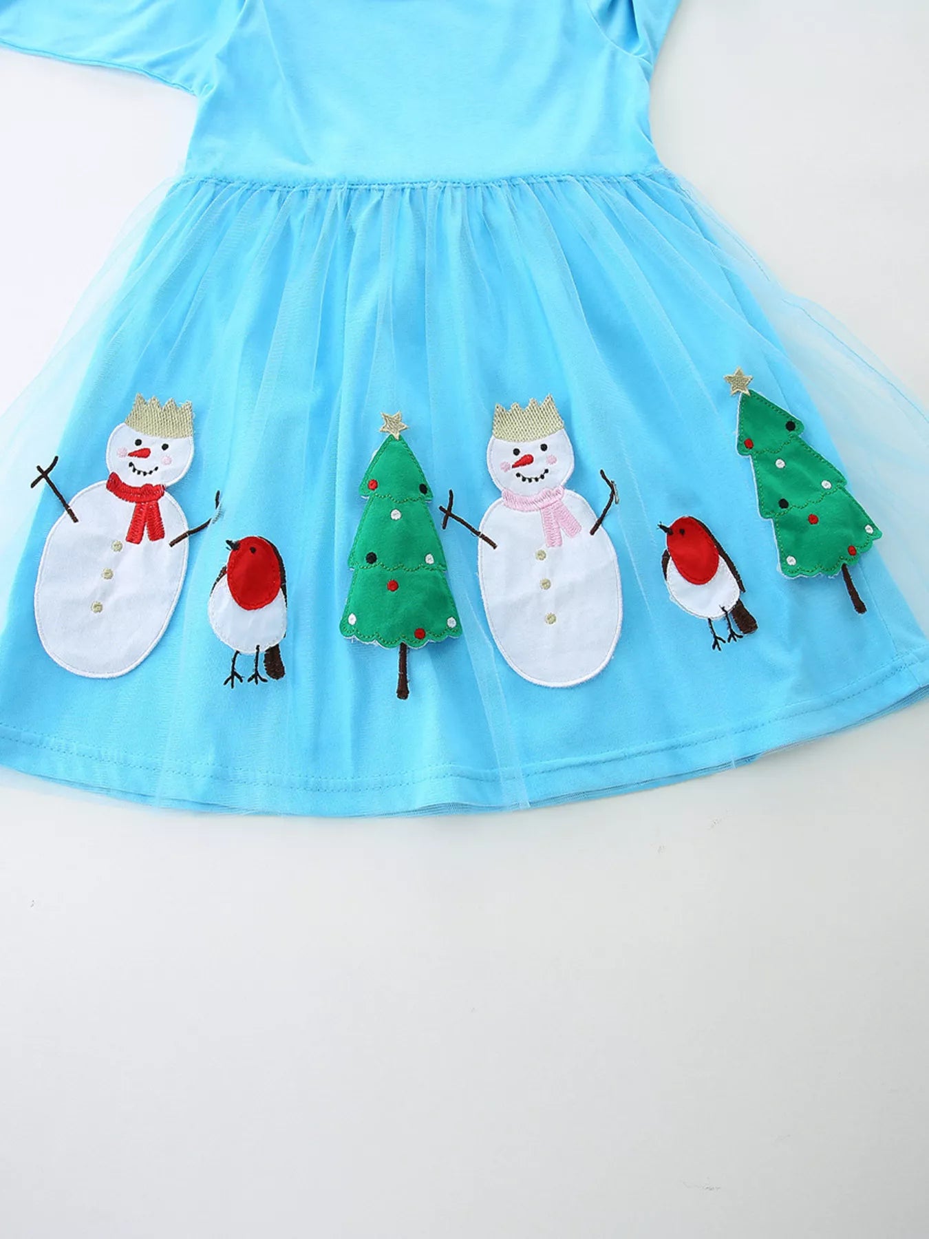 Children's Christmas Long Sleeve Dress - PBNJ FASHIONS
