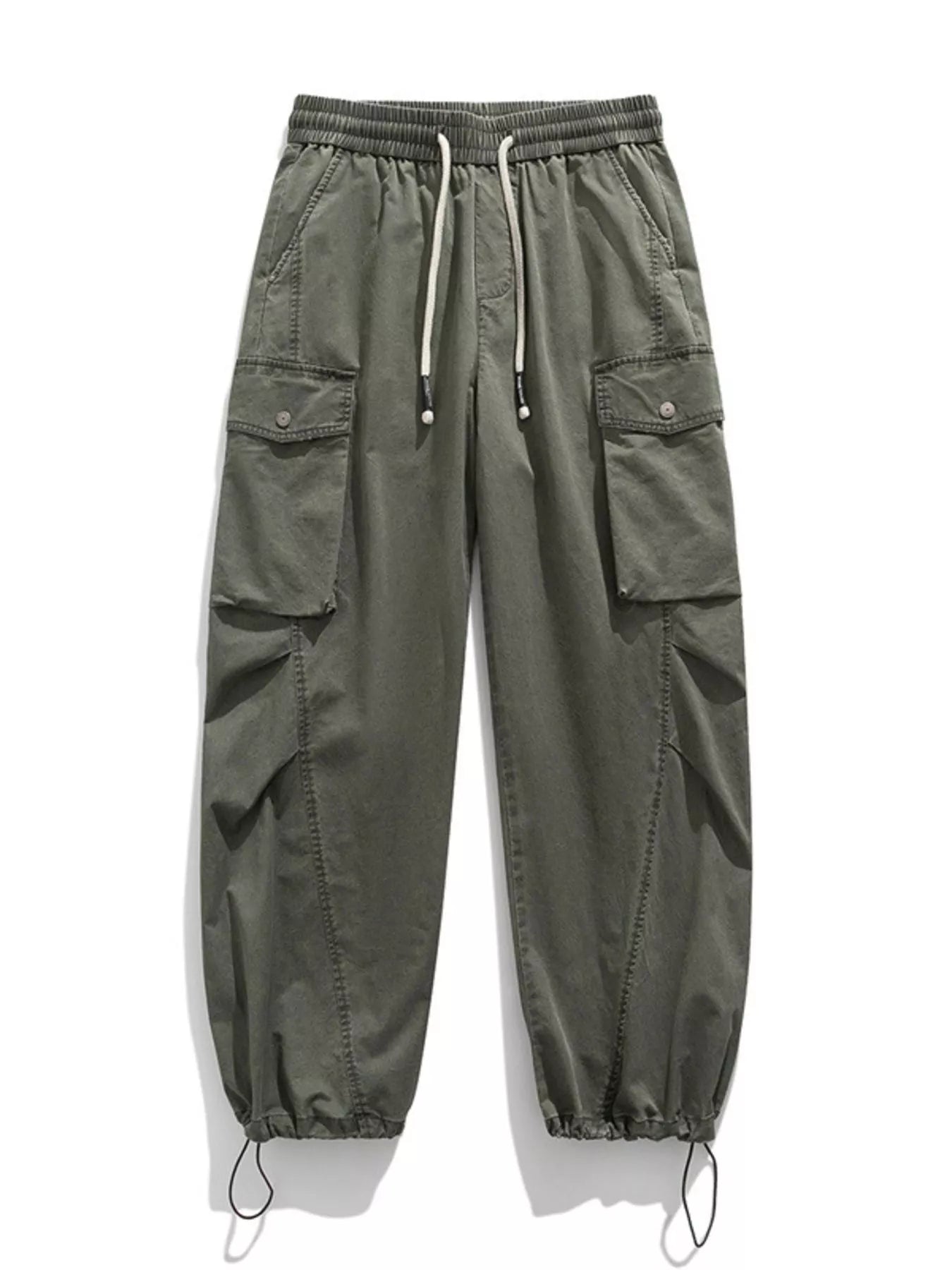 Men's Plus Size Casual Loose Fit Cargo Pants - PBNJ FASHIONS