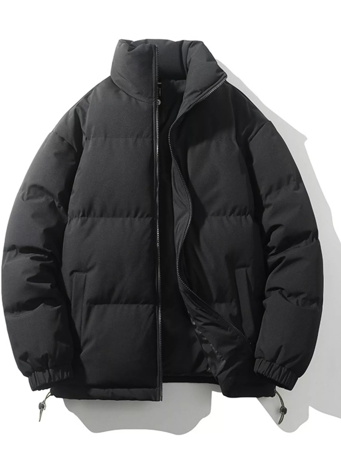 Men's Full Size Padded Zip Up Puffer Jacket Plus Size - PBNJ FASHIONS