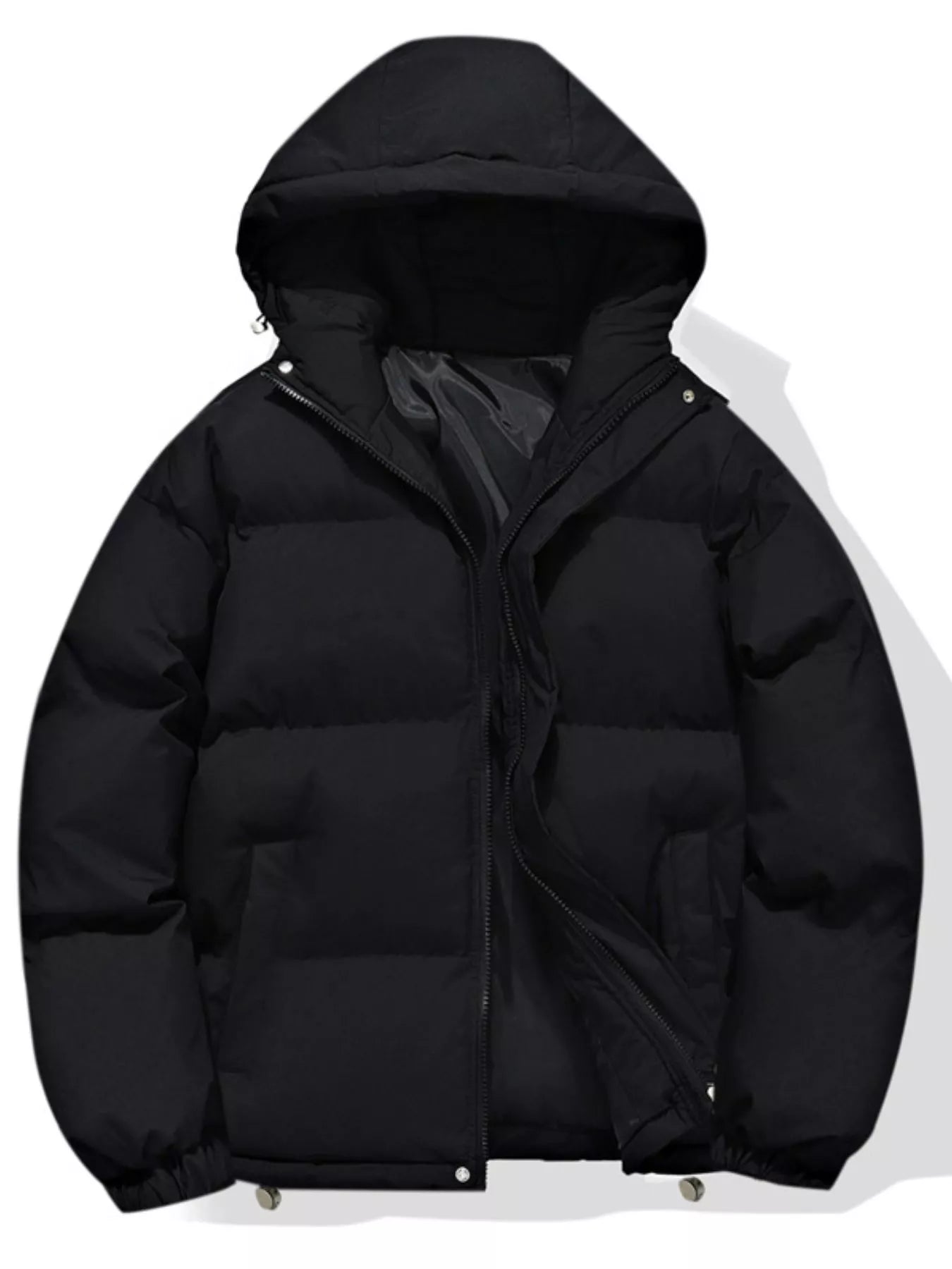 Men's Plus Size Hooded Padded Winter Coat - PBNJ FASHIONS