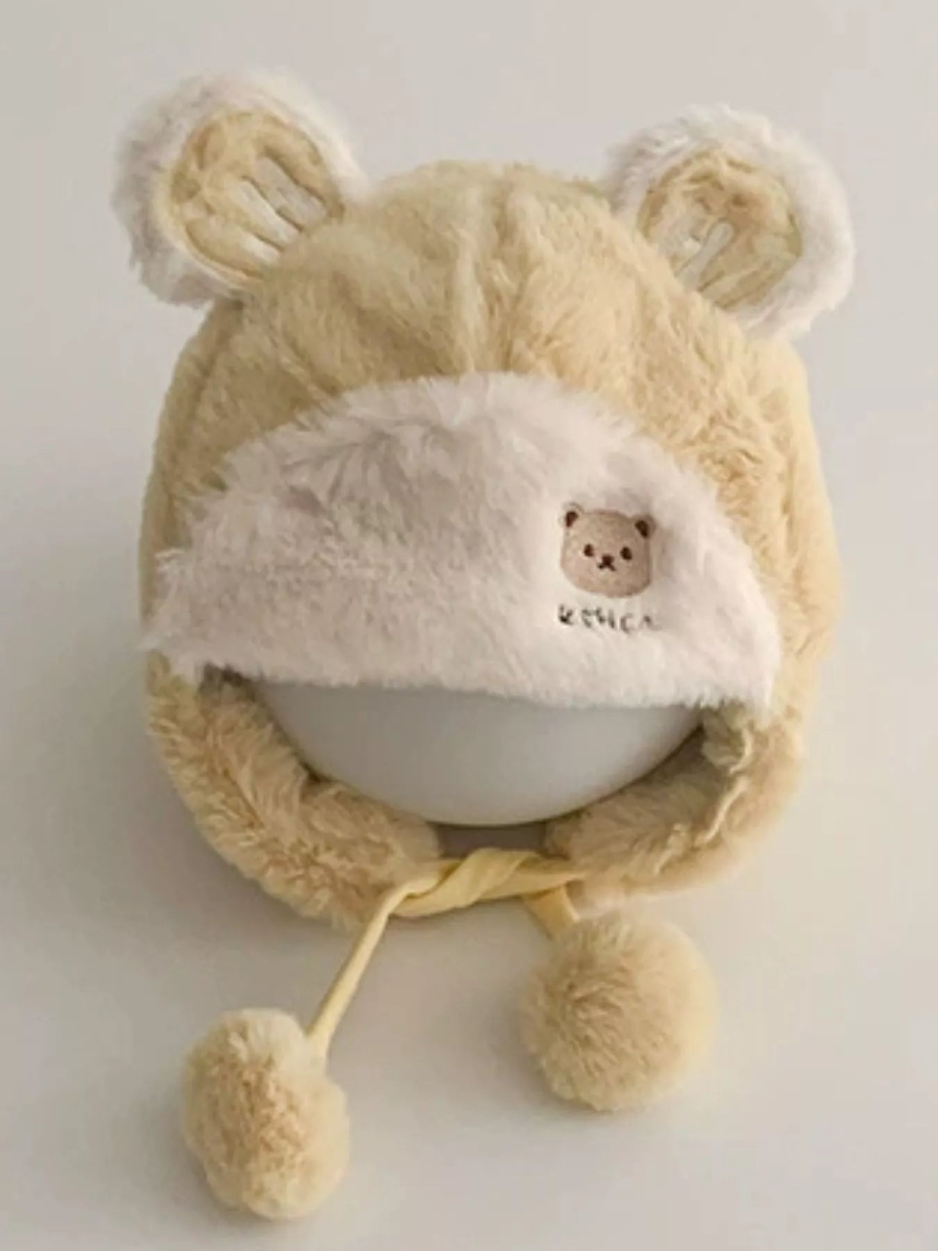 Children's Bear Ear Fluffy Hat - PBNJ FASHIONS